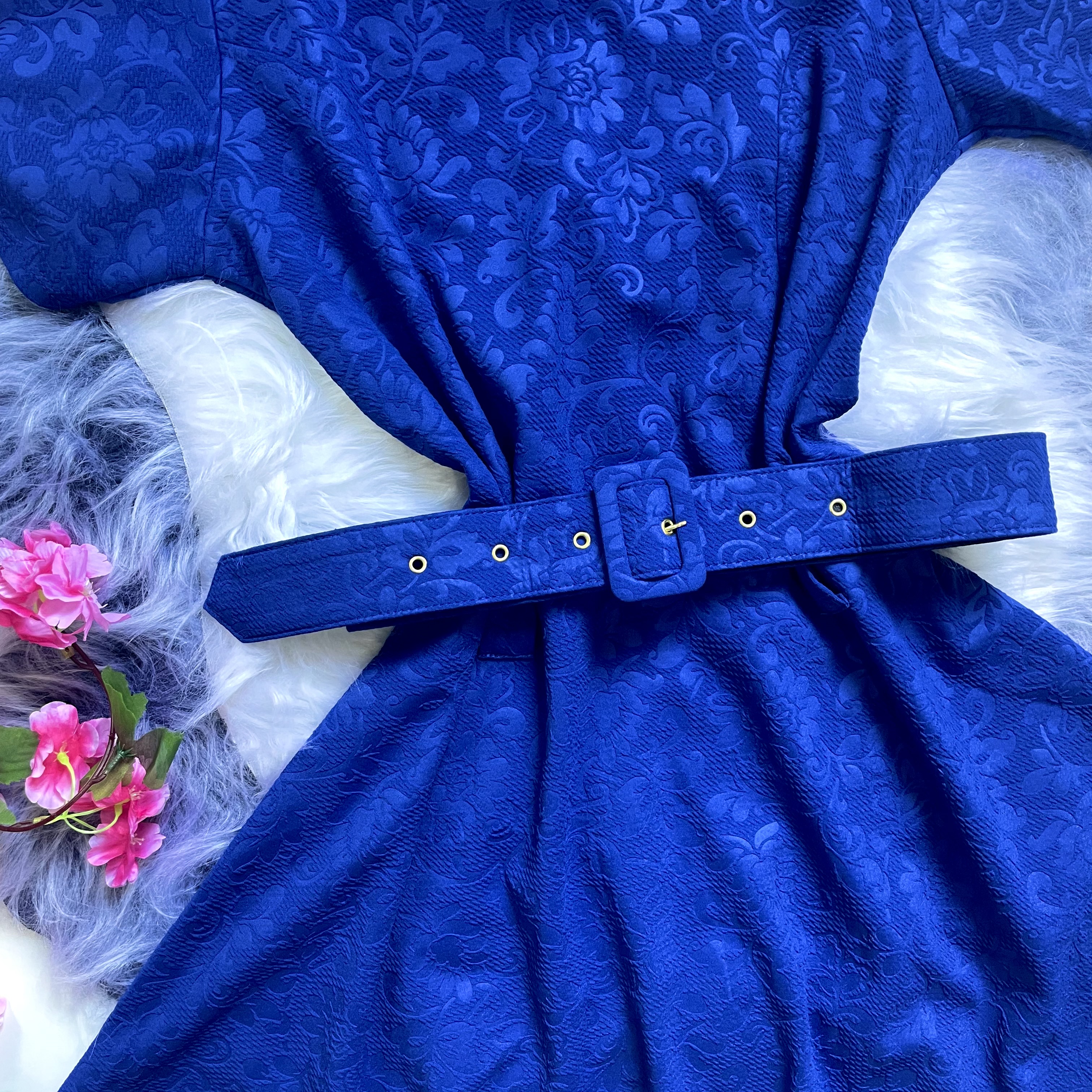 Vestido azul elegante