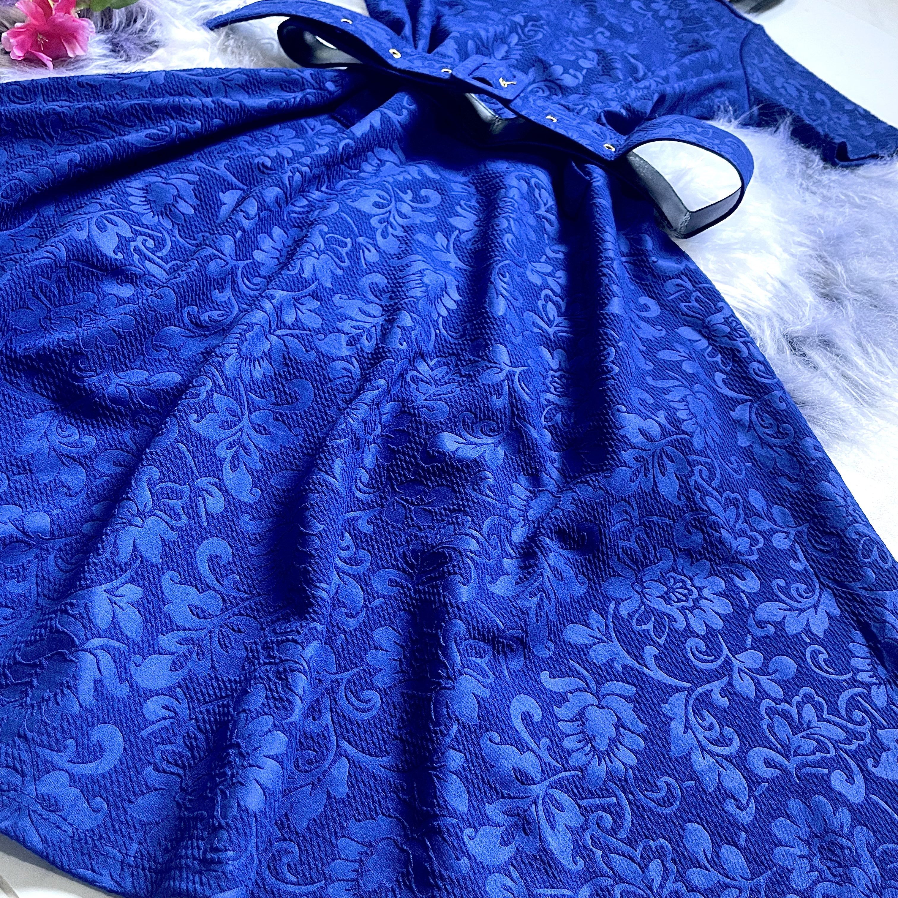 Vestido azul elegante