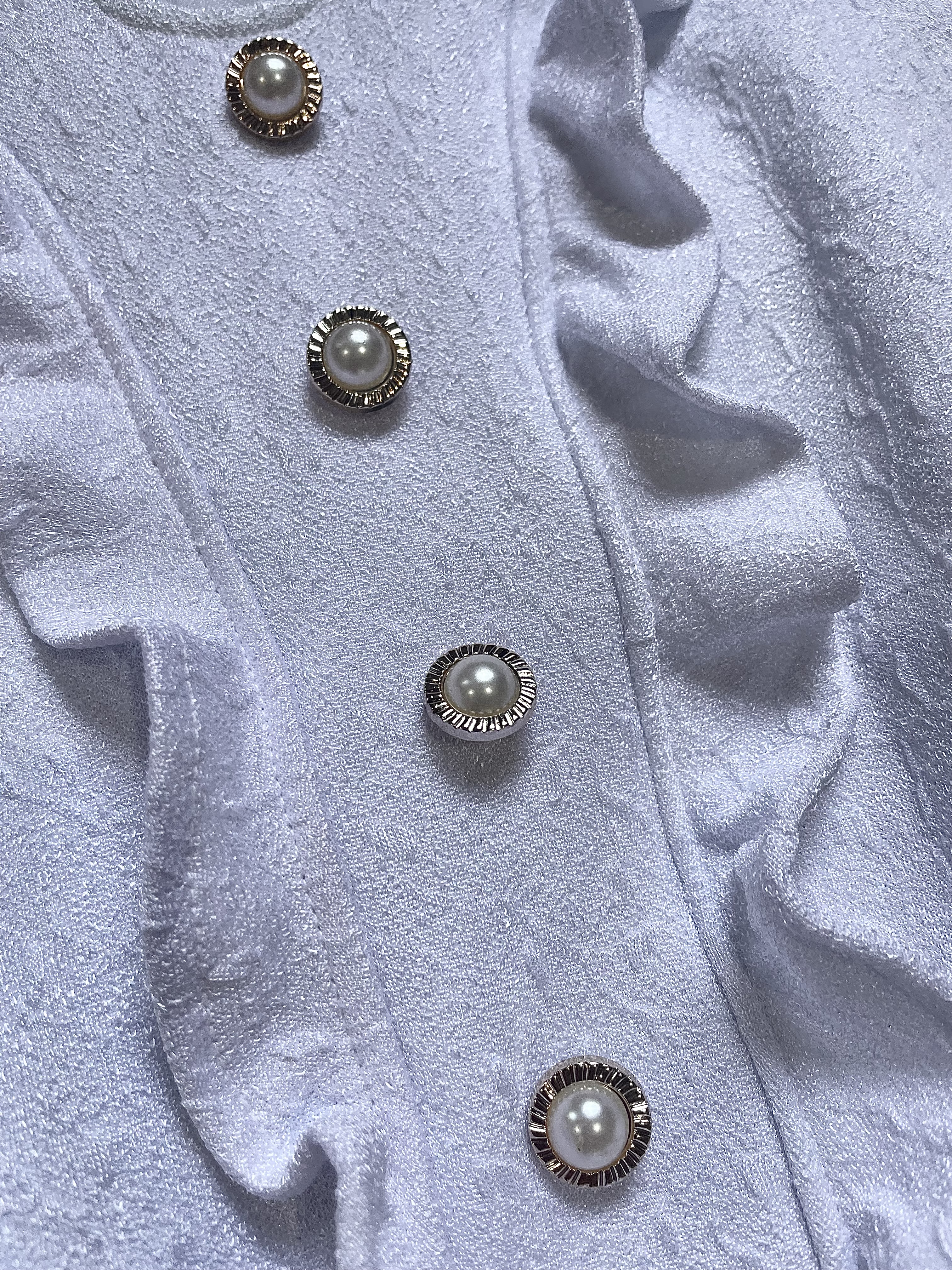 Vestido Branco Plissado