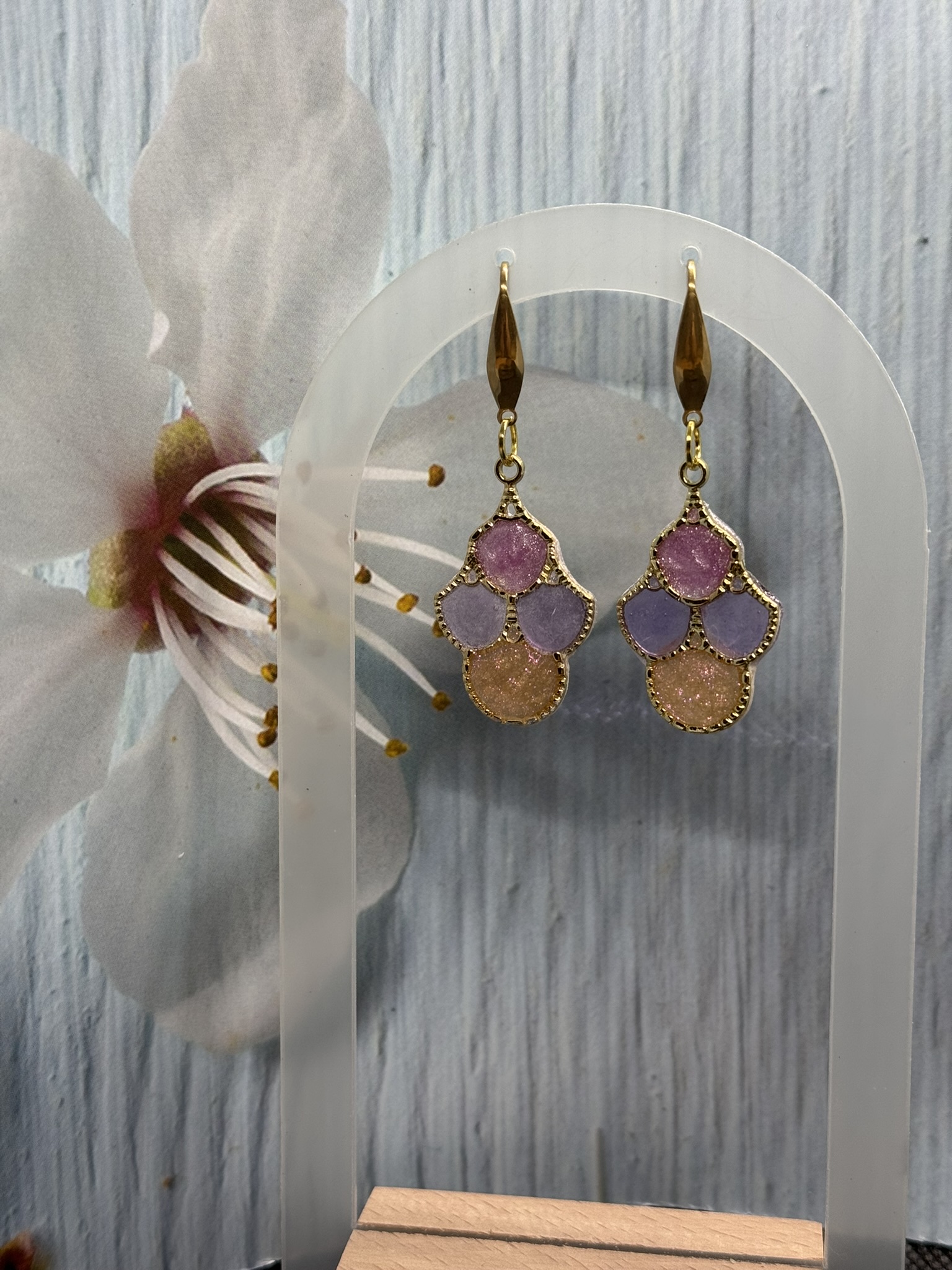 Bubble Resin Earrings