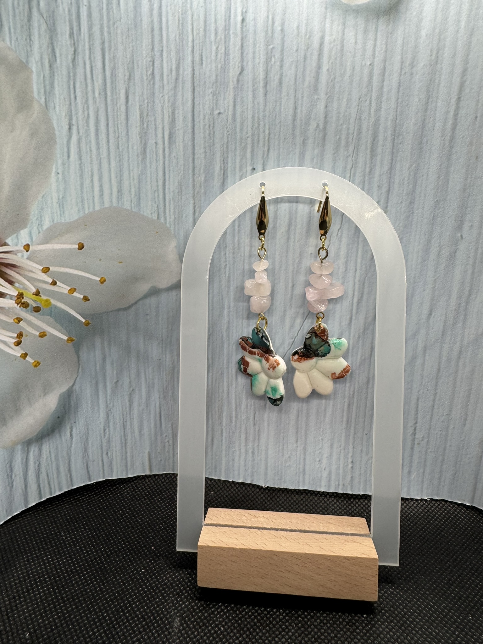 Handcrafted Flower Earrings