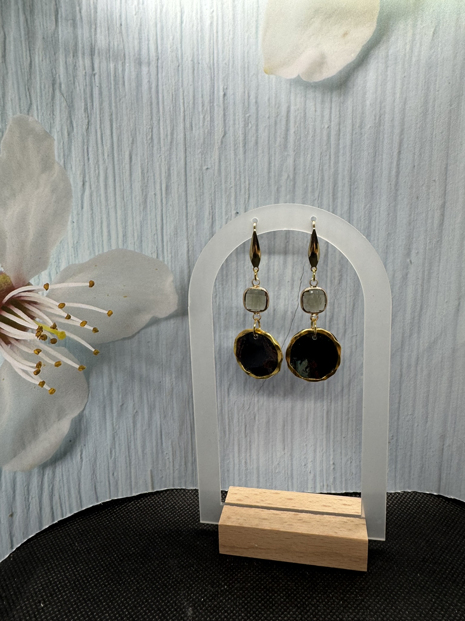 Elegant Irregular Circle Drop Earrings