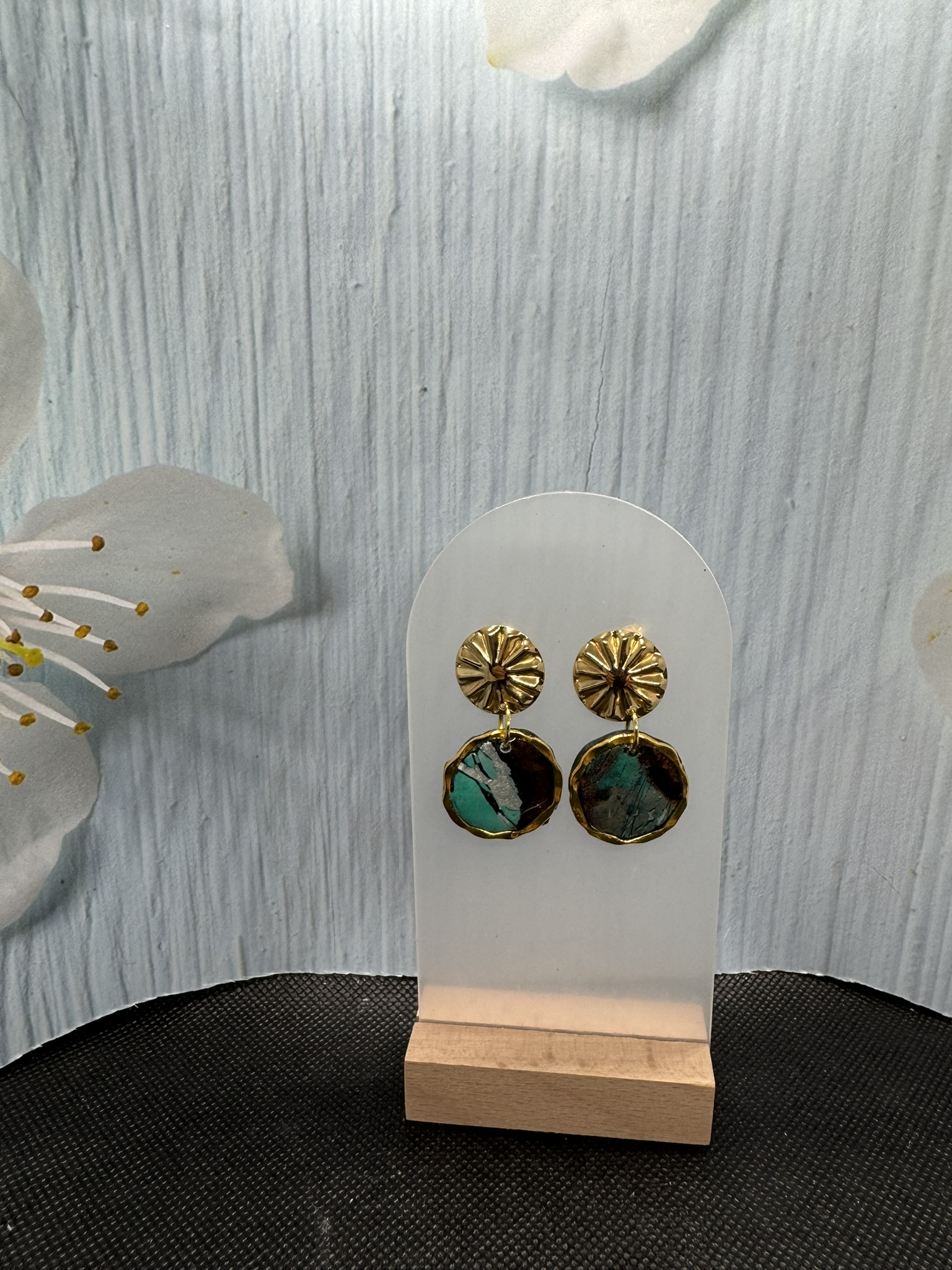 Stained Glass Clay Dangles