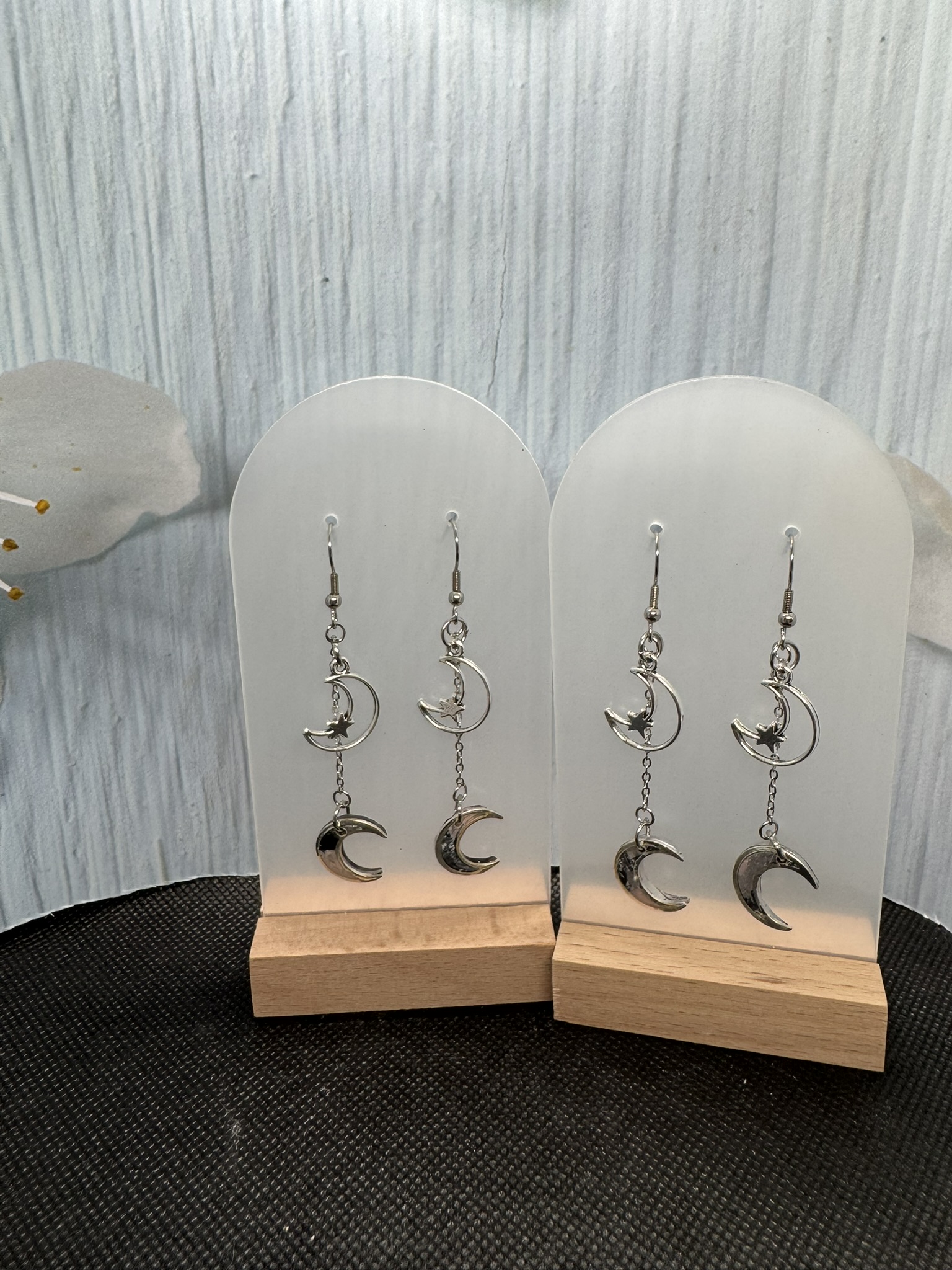 Lunar Dangle Earrings 