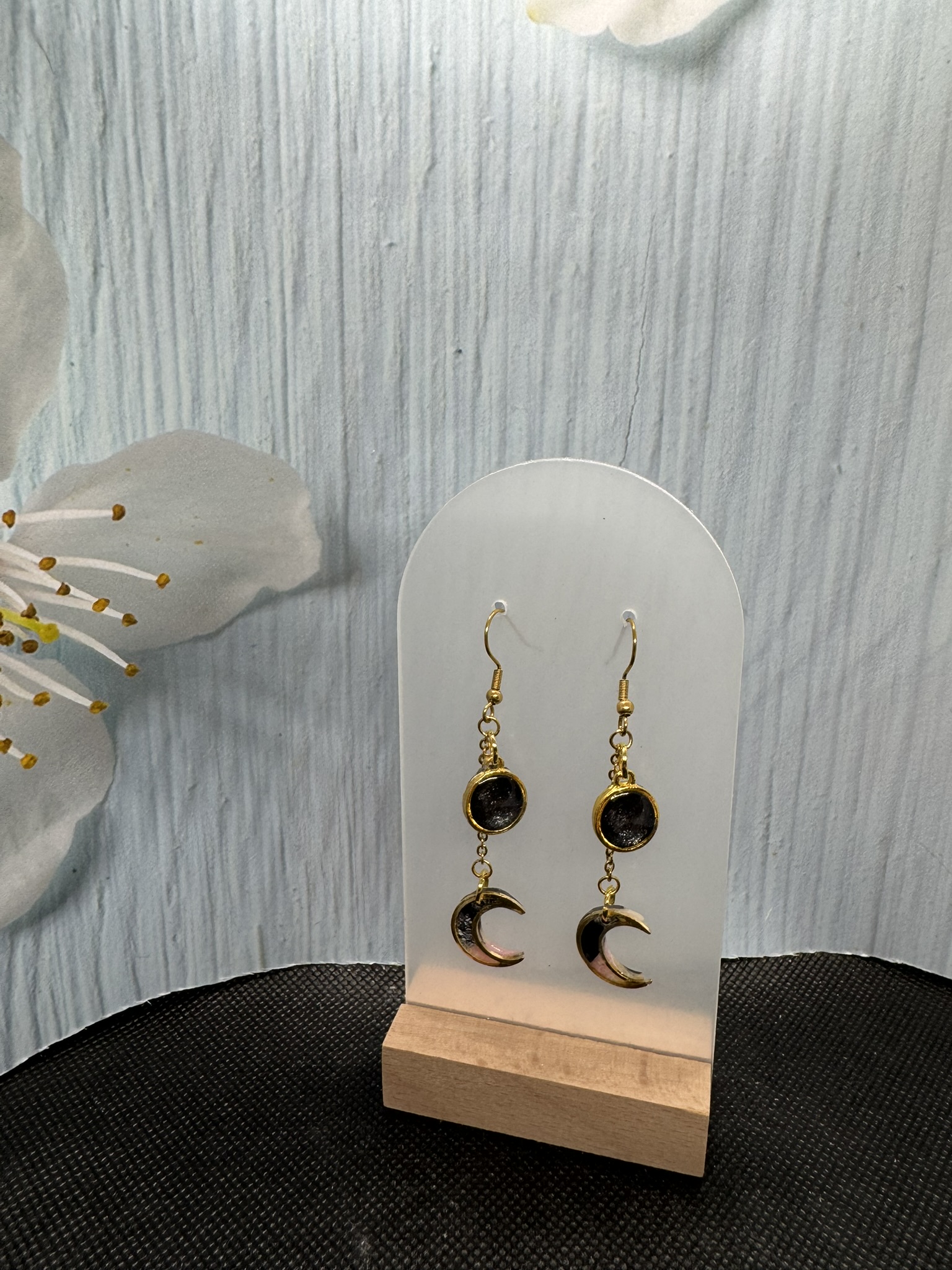 Moon Dangle Earrings