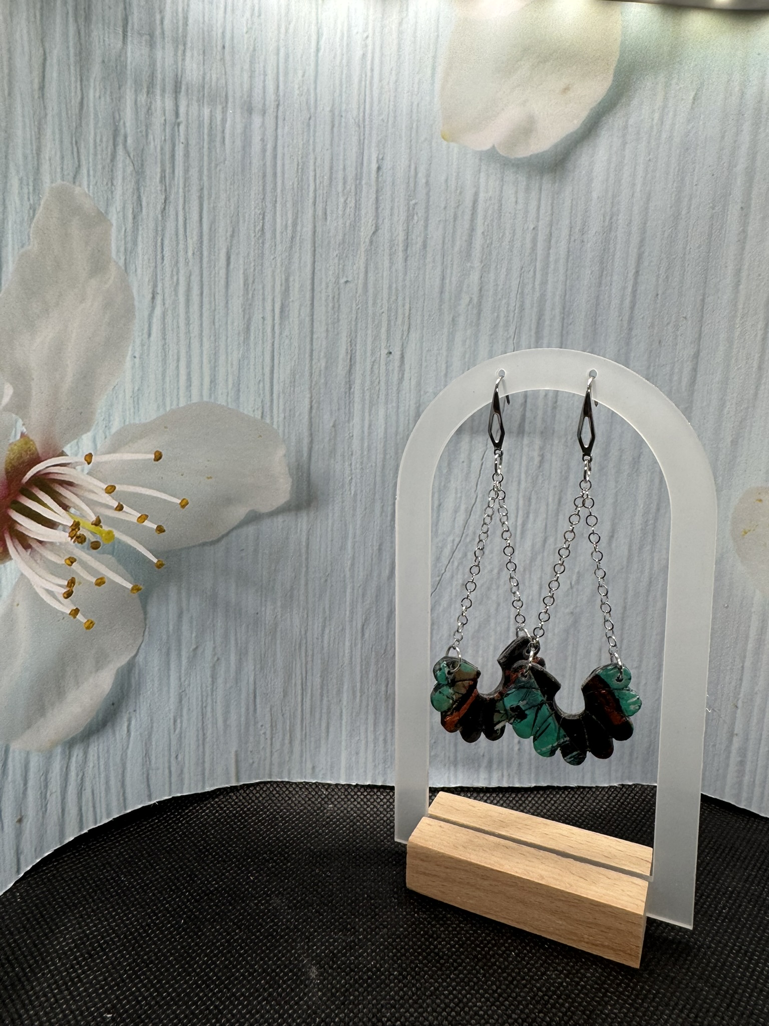 Floral Chain Dangles