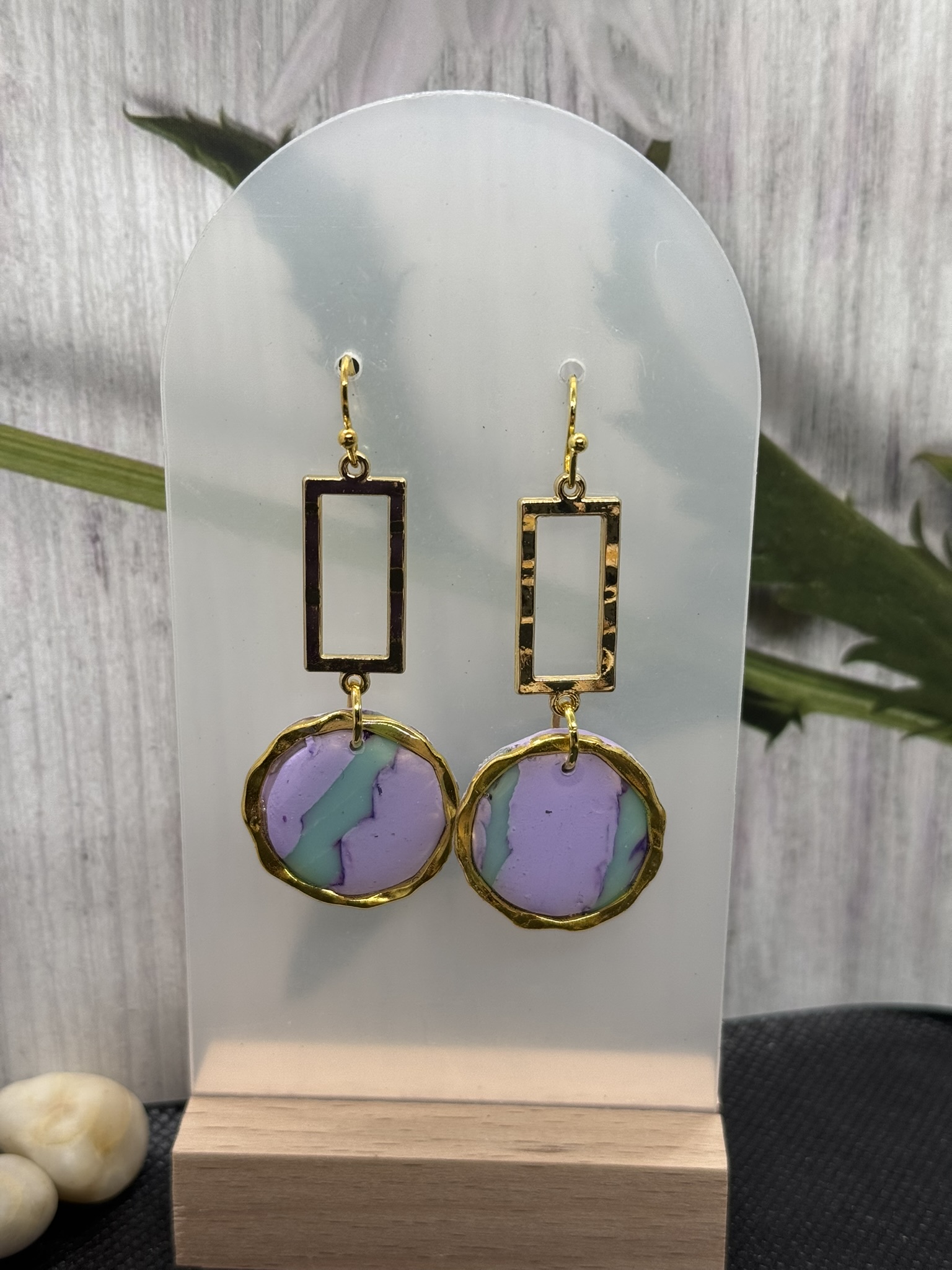 Geometric Drop Earrings