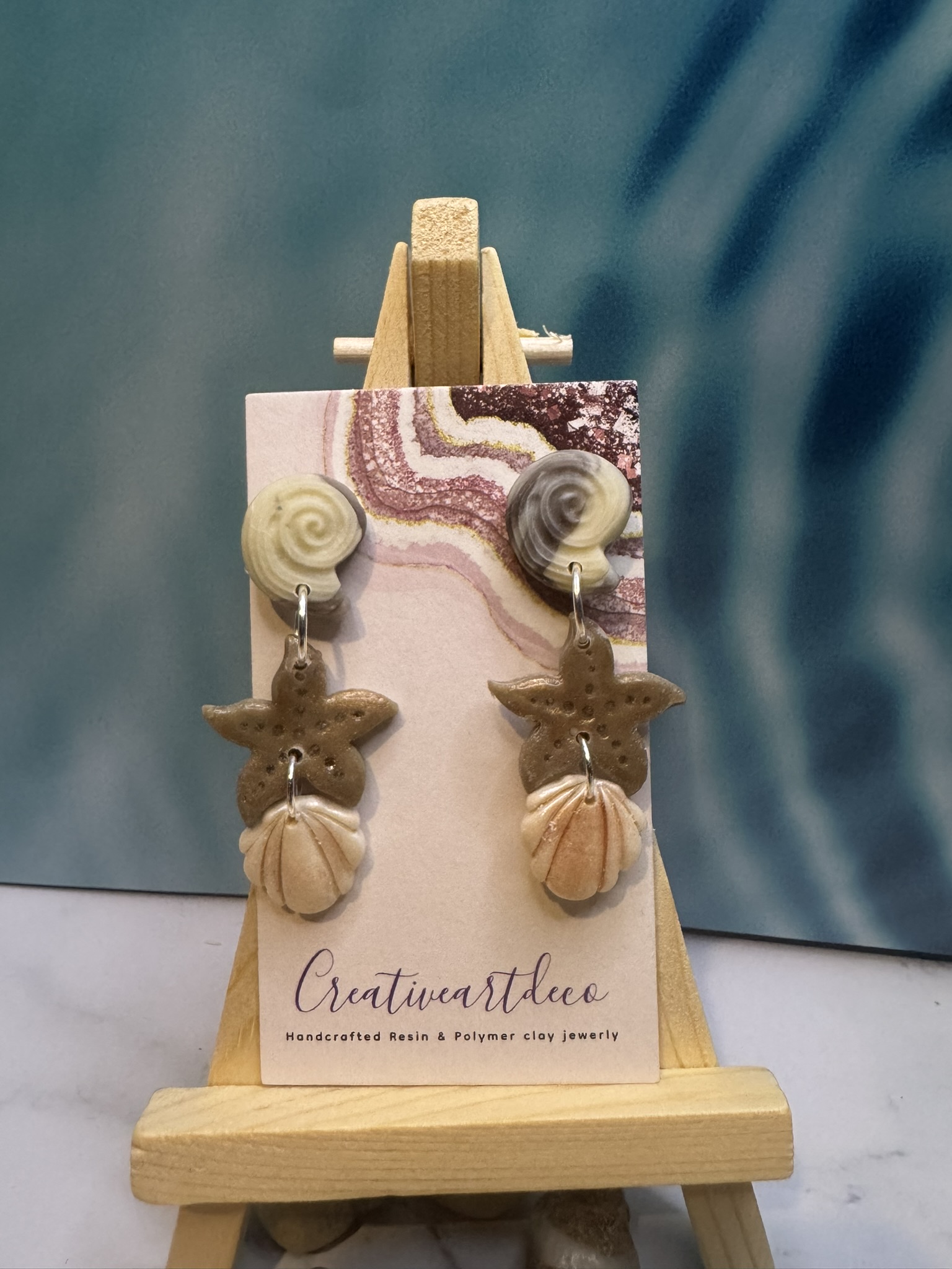 Shell and Starfish Dangles
