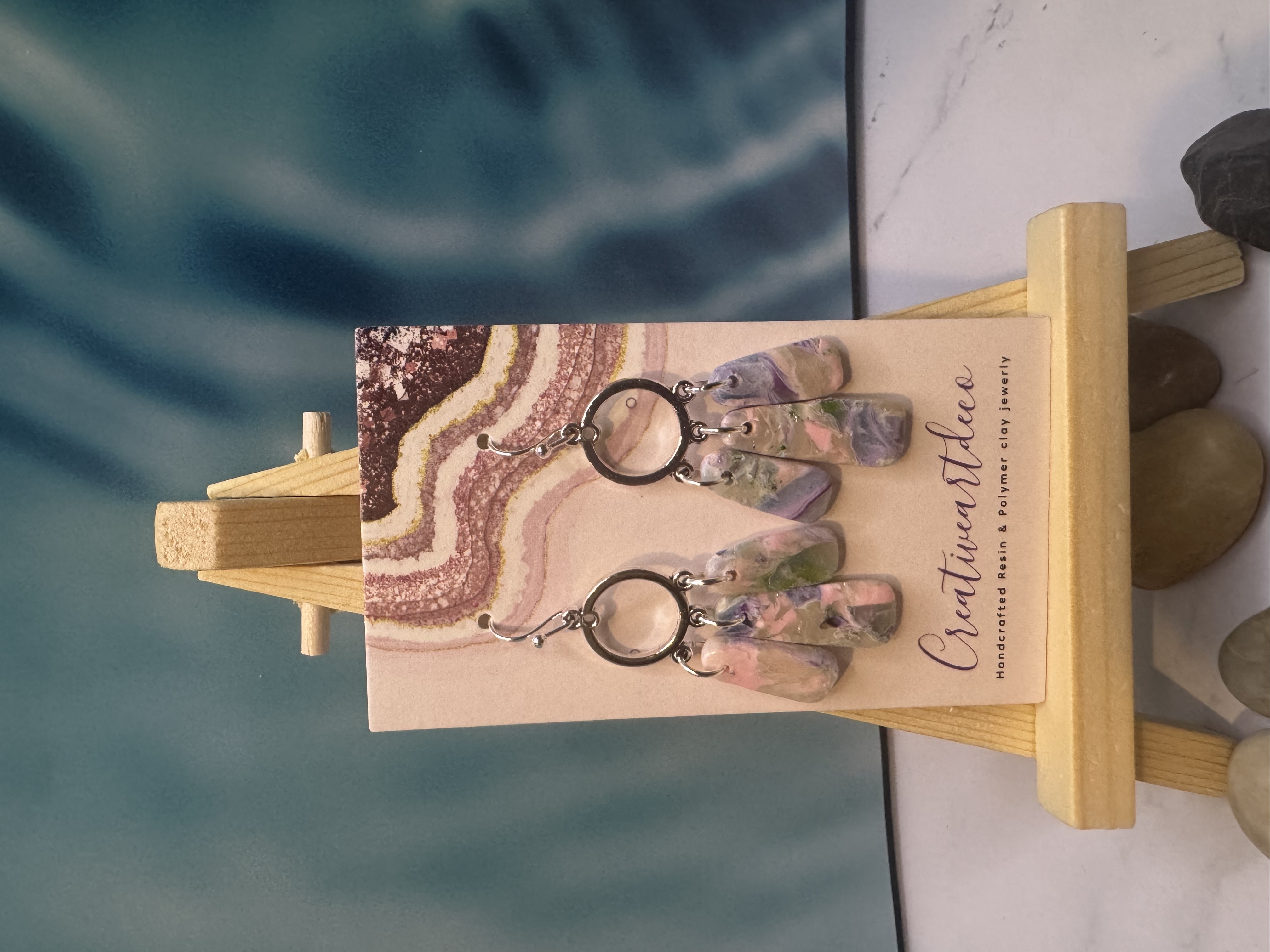 Boho Clay Dangle
