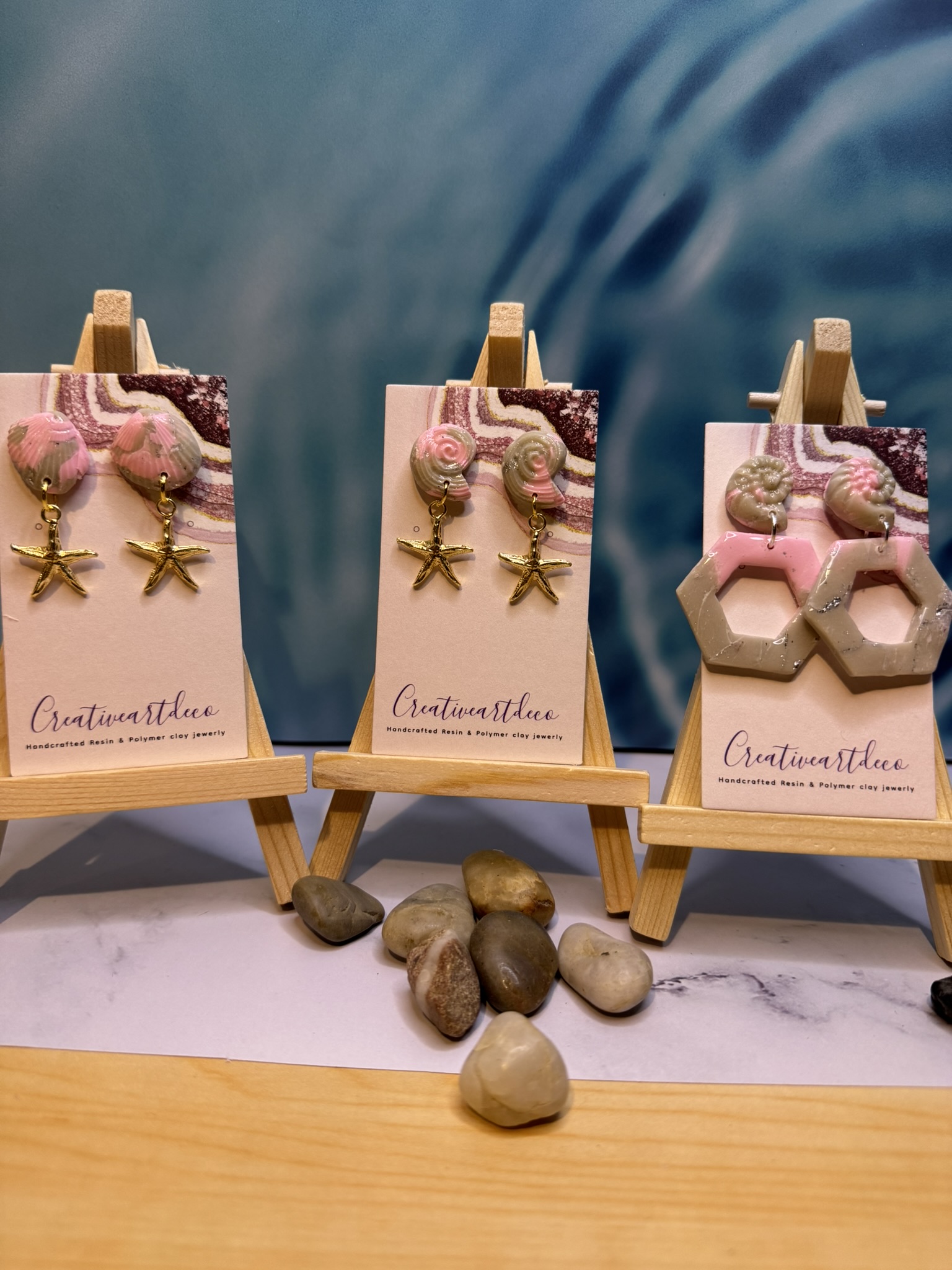 Starfish and Shell Dangles