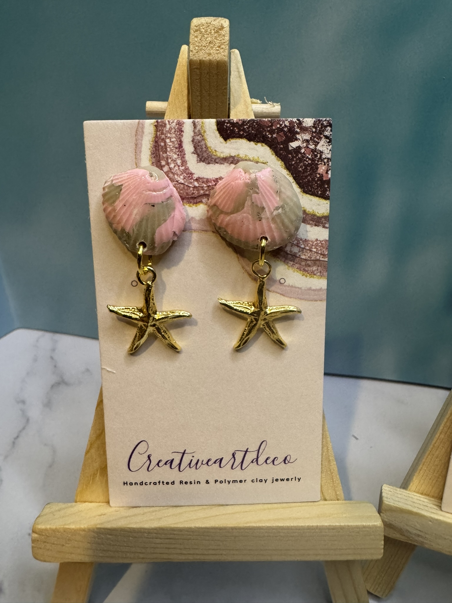 Starfish and Shell Dangles