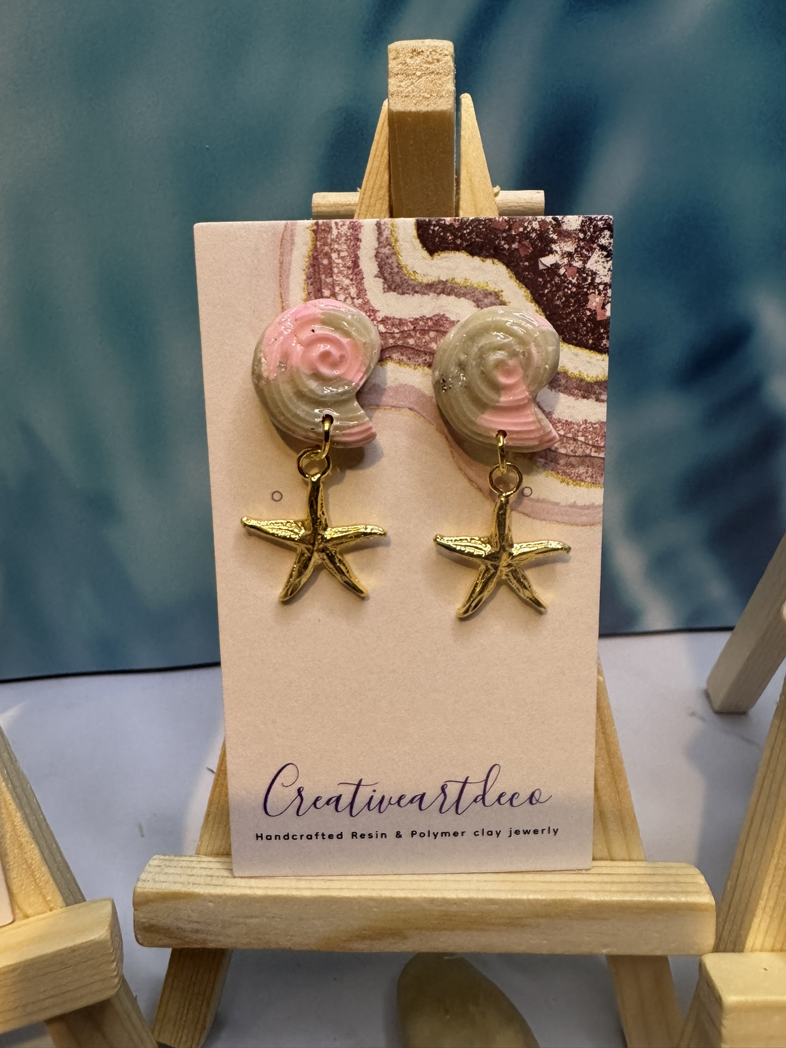 Starfish and Shell Dangles