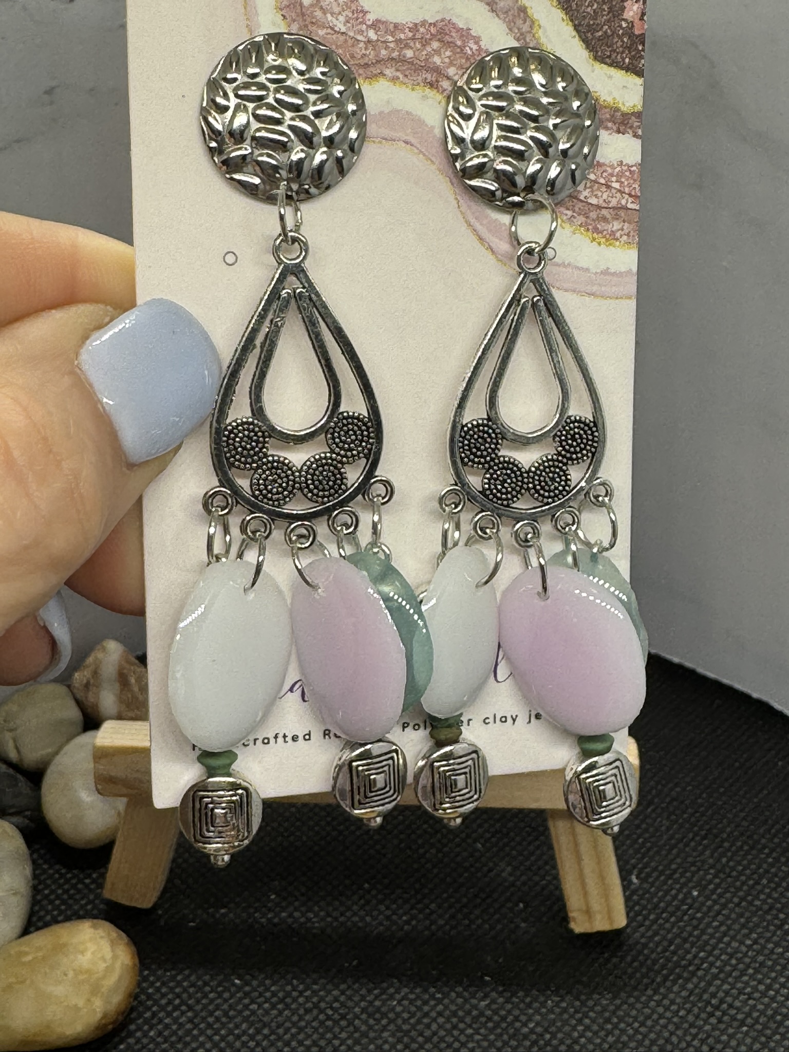 Boho Style Resin Drops