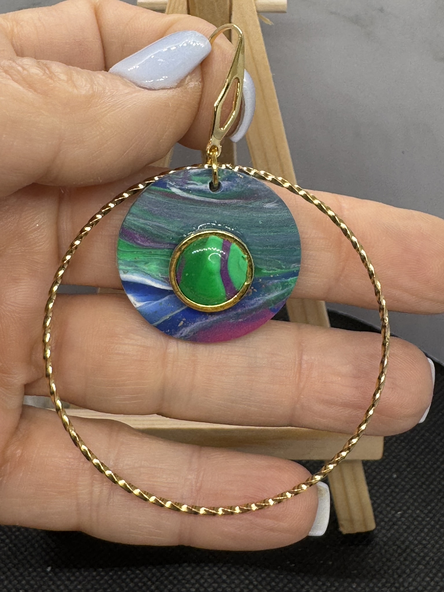 Handcrafted Hoop Earring