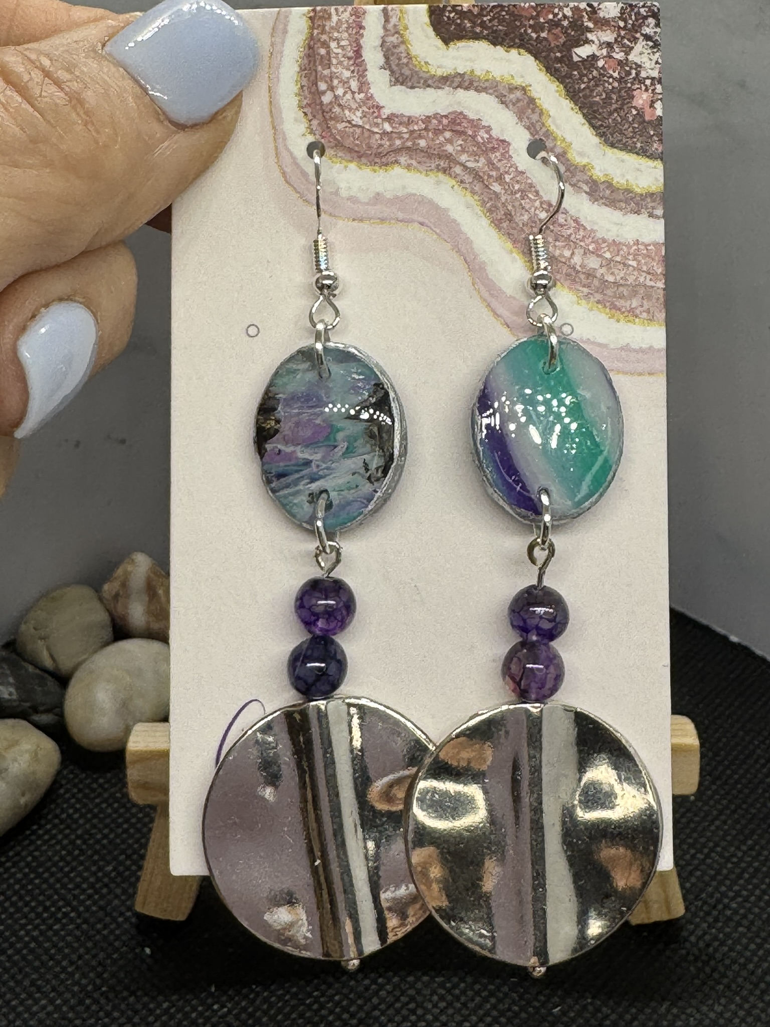 Amethyst Dangle Earrings