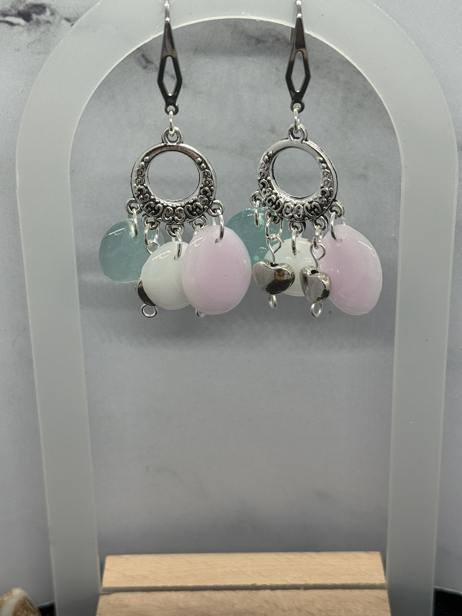 Heart Dangle Earrings