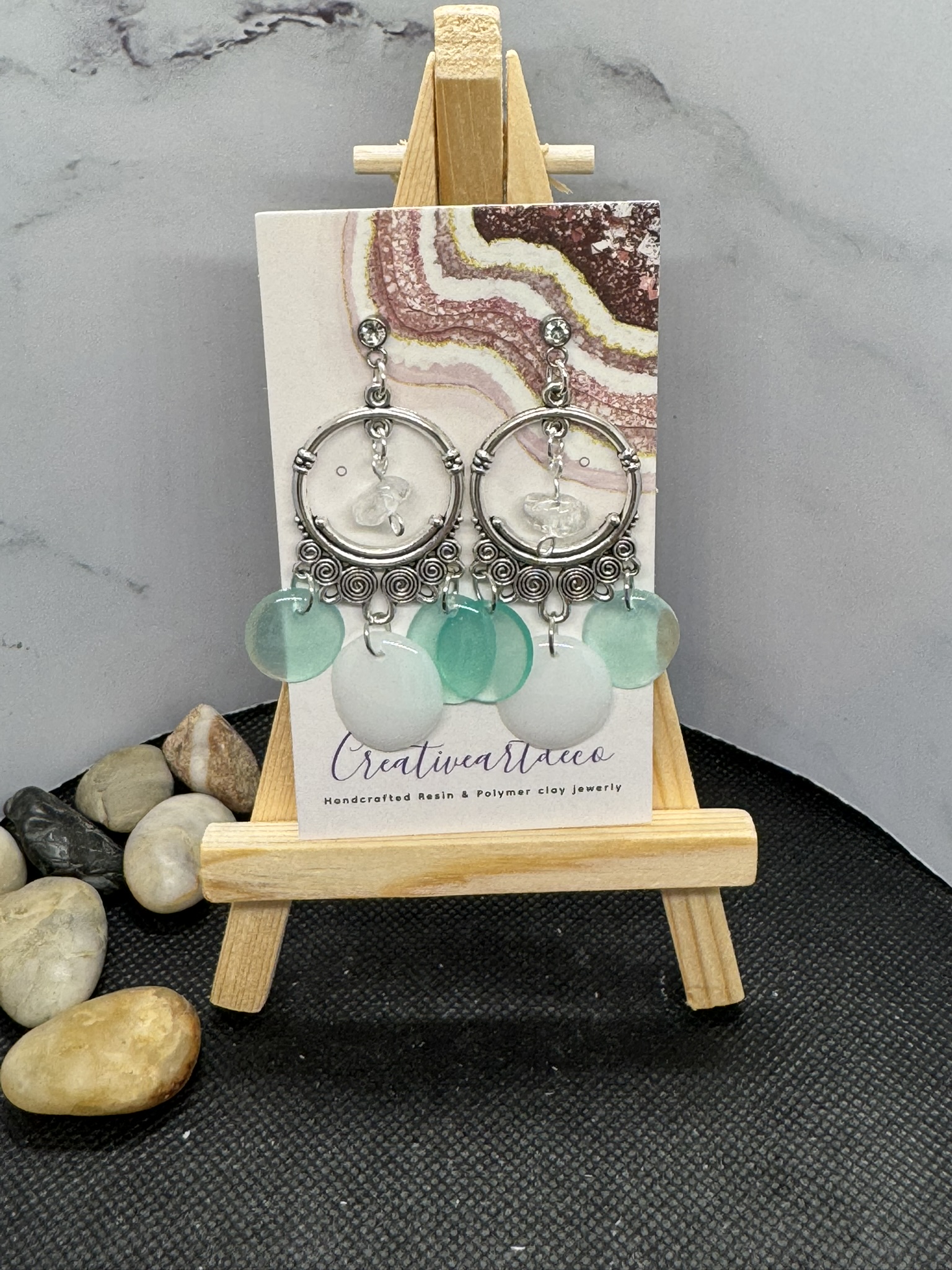 Boho and Crystal Dangles