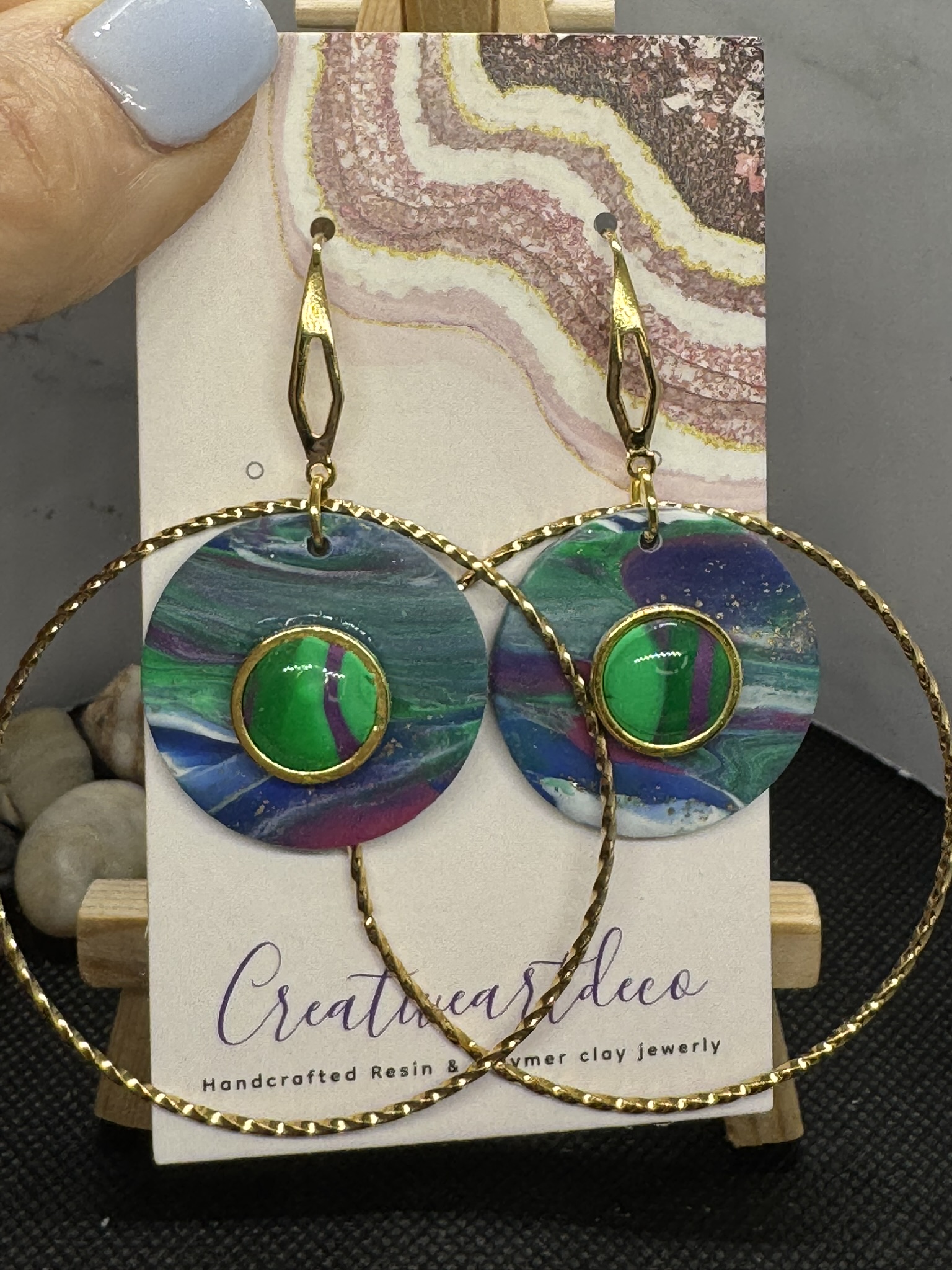 Handcrafted Hoop Earring
