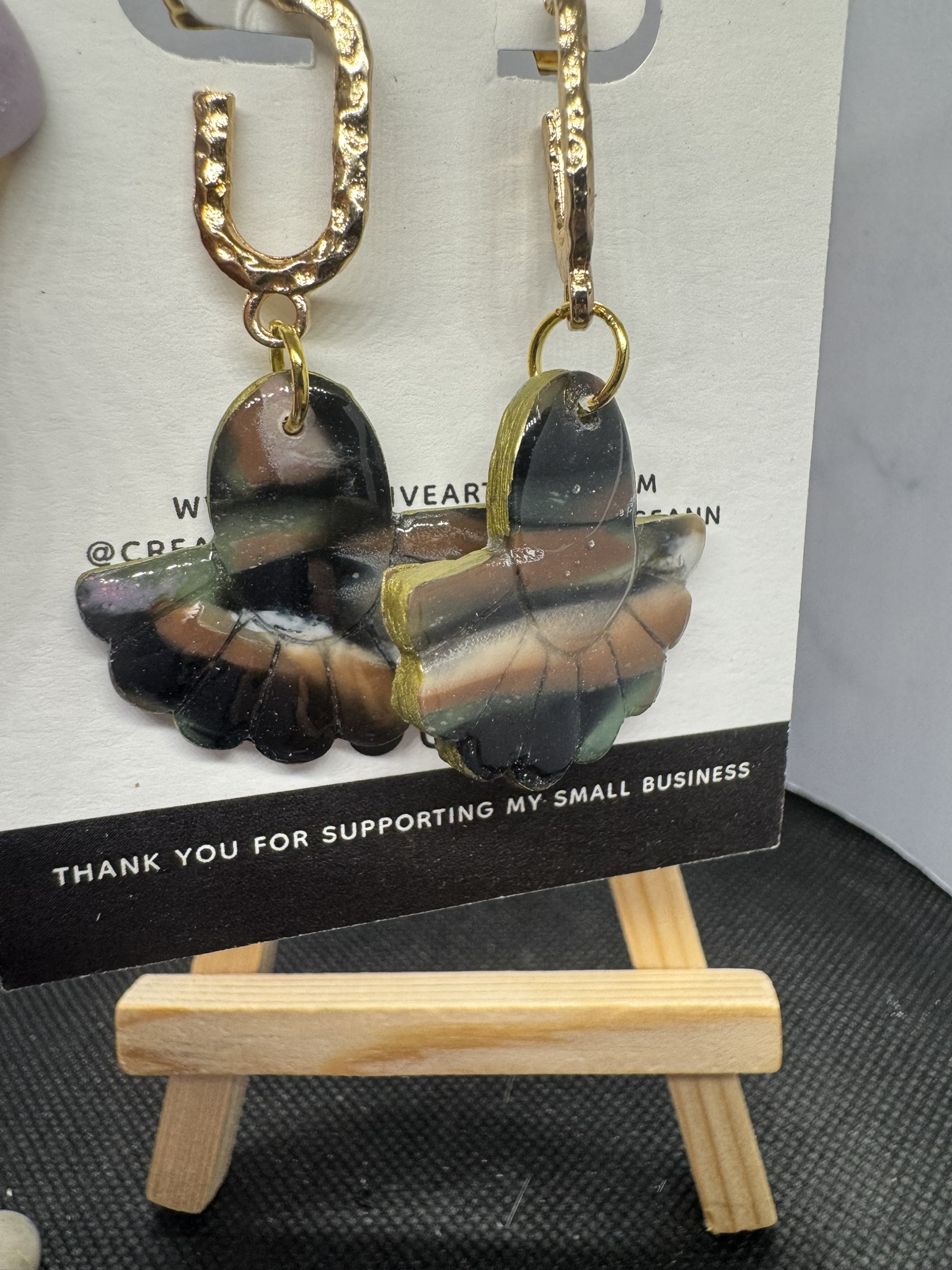 Boho Style Faux Clay Earrings