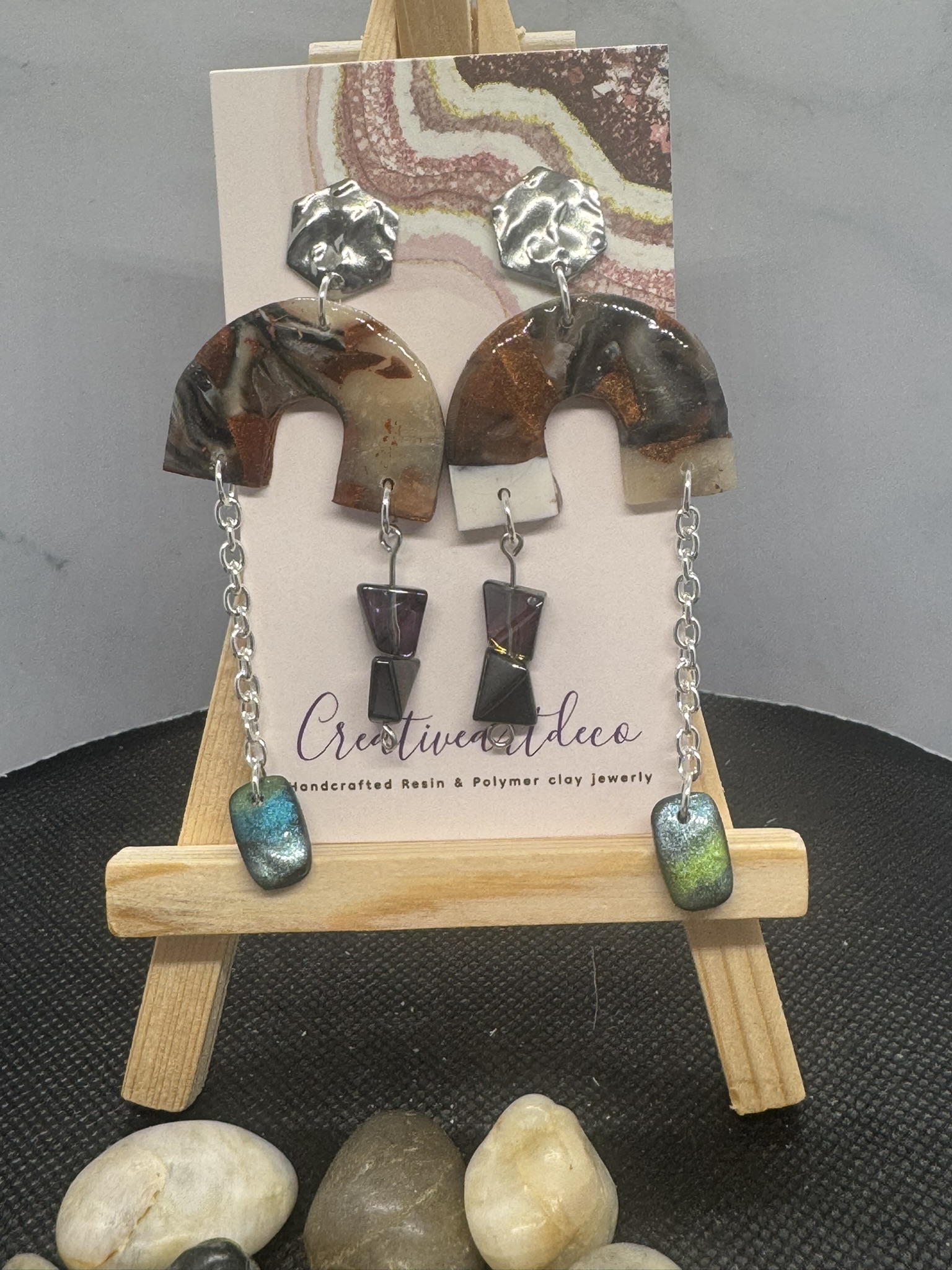 Statement Crystal and Chain Dangles