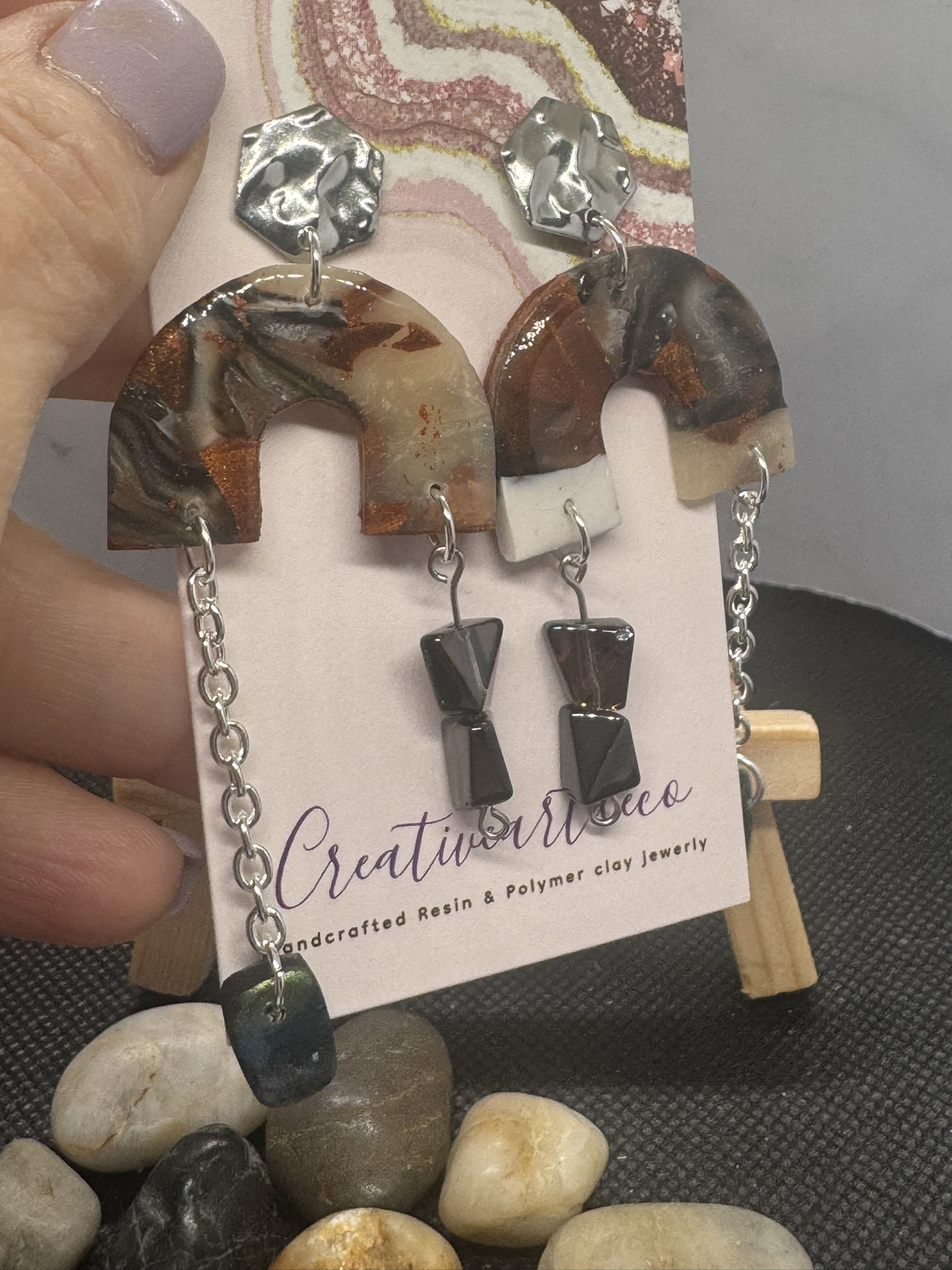 Statement Crystal and Chain Dangles