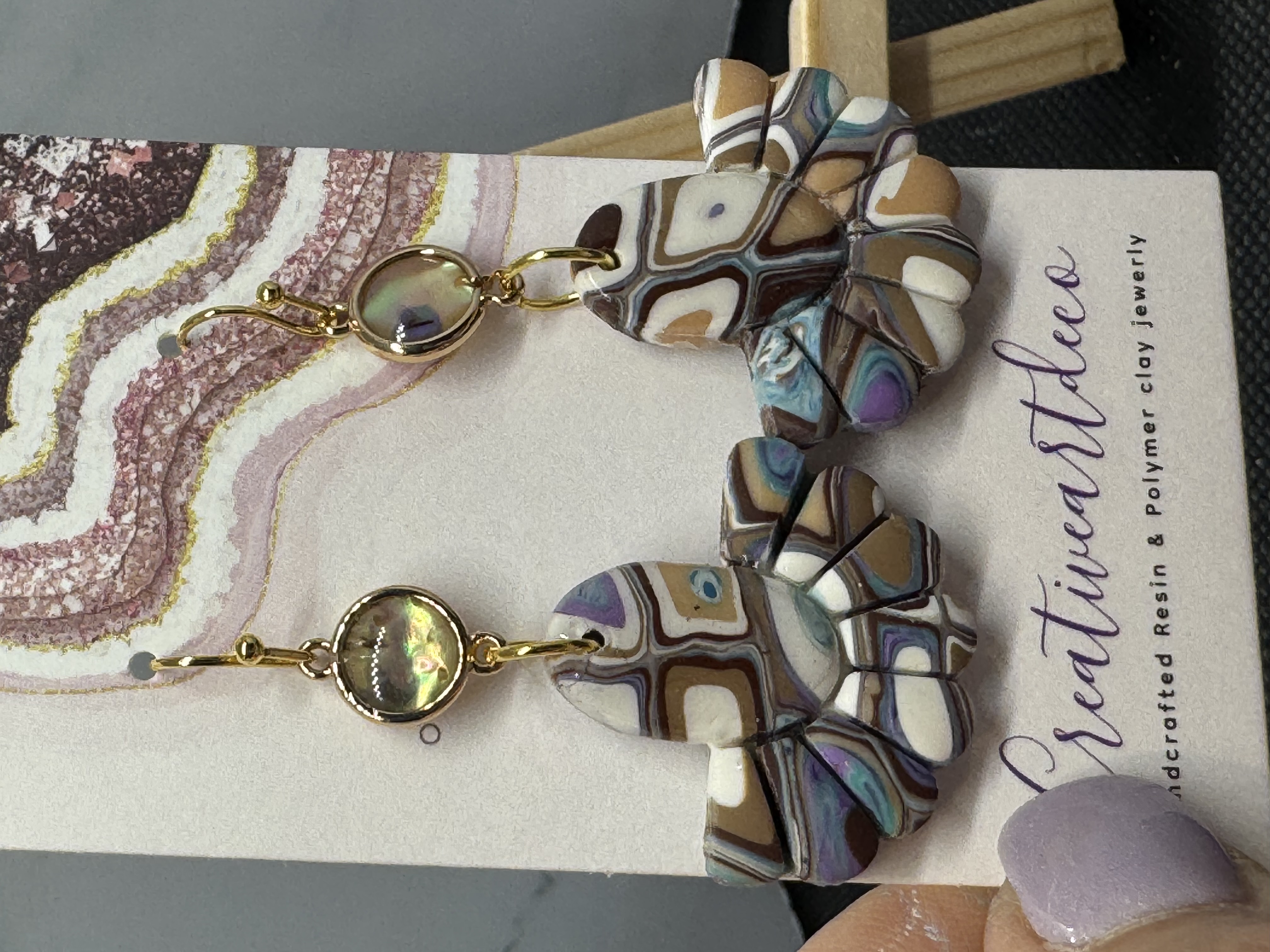 Handcrafted Polymer Clay Earrings