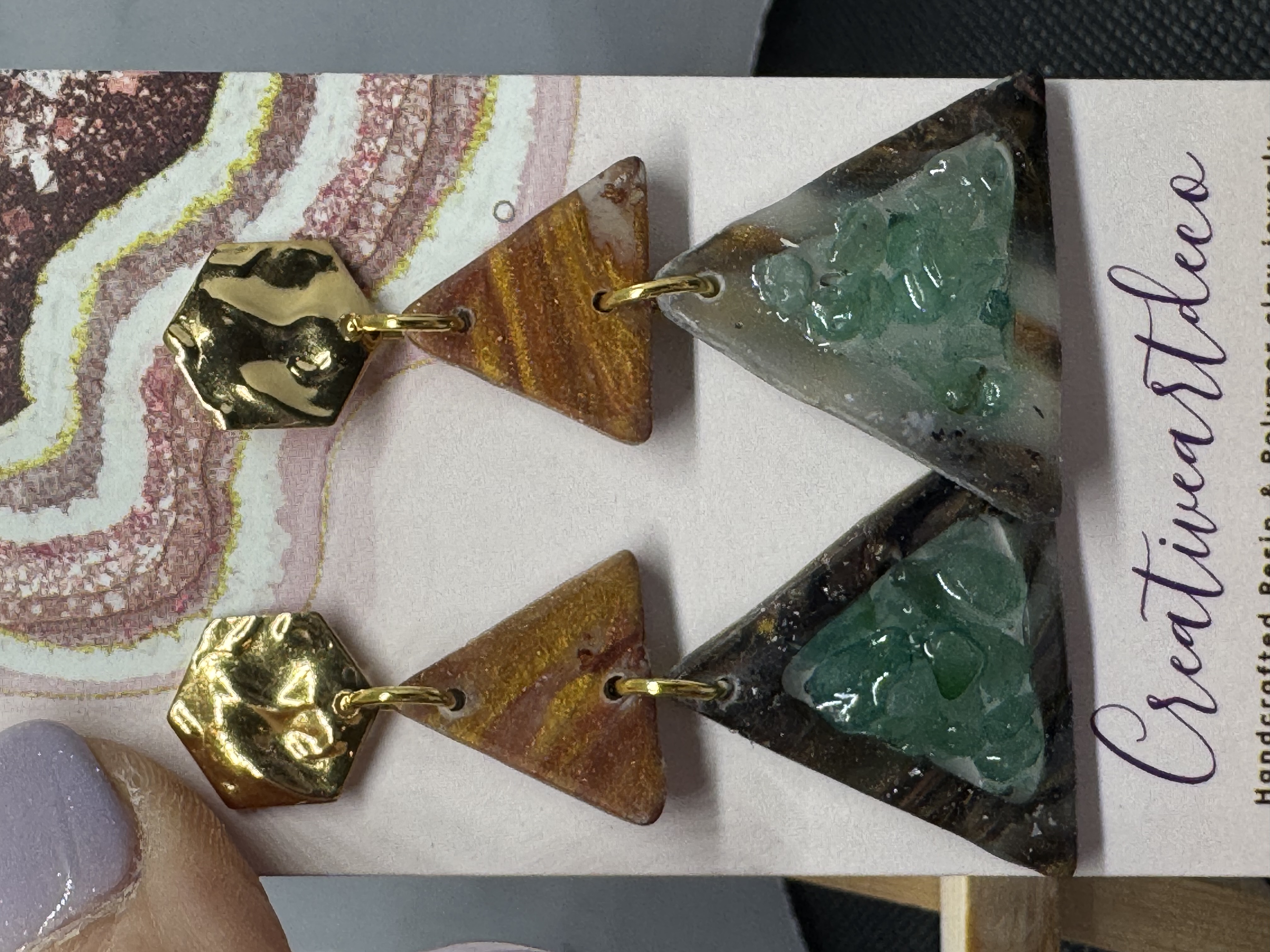 Triangle Statement Earrings