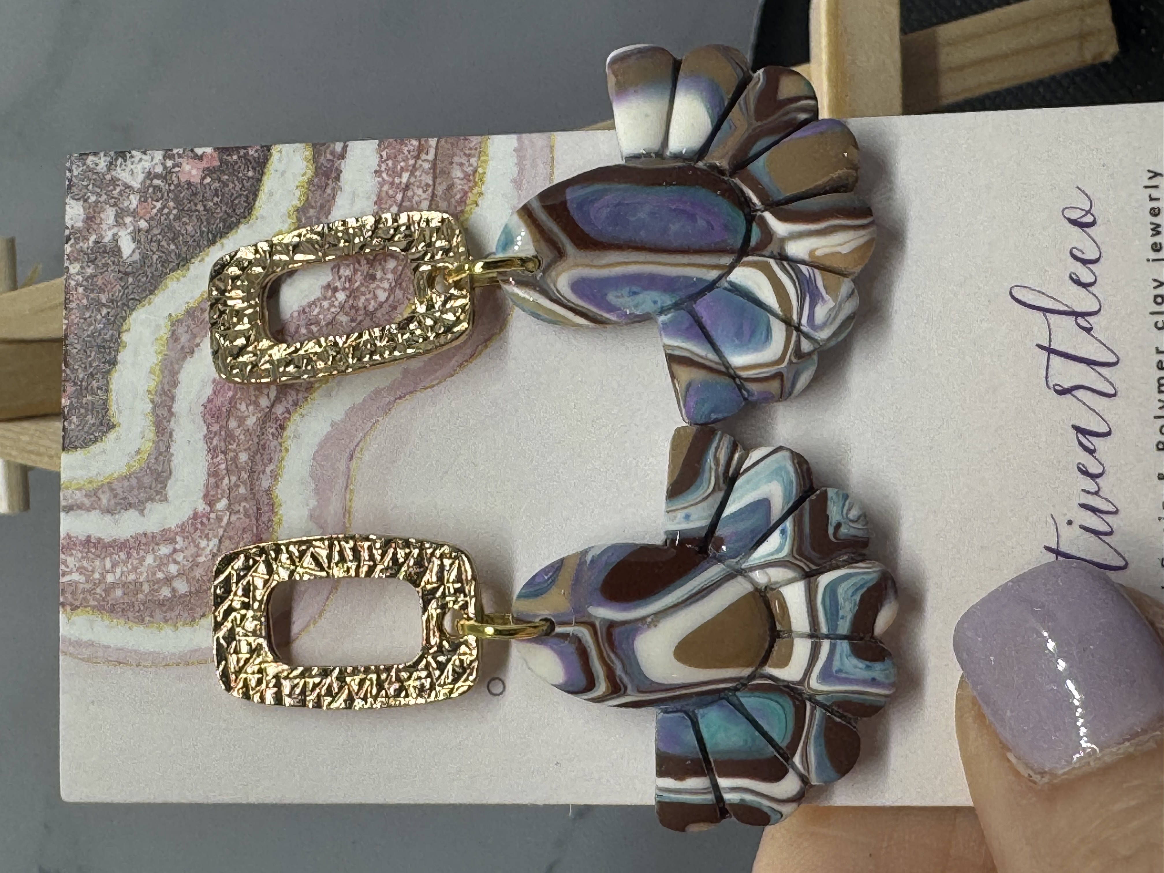 Handcrafted Polymer Clay Earrings