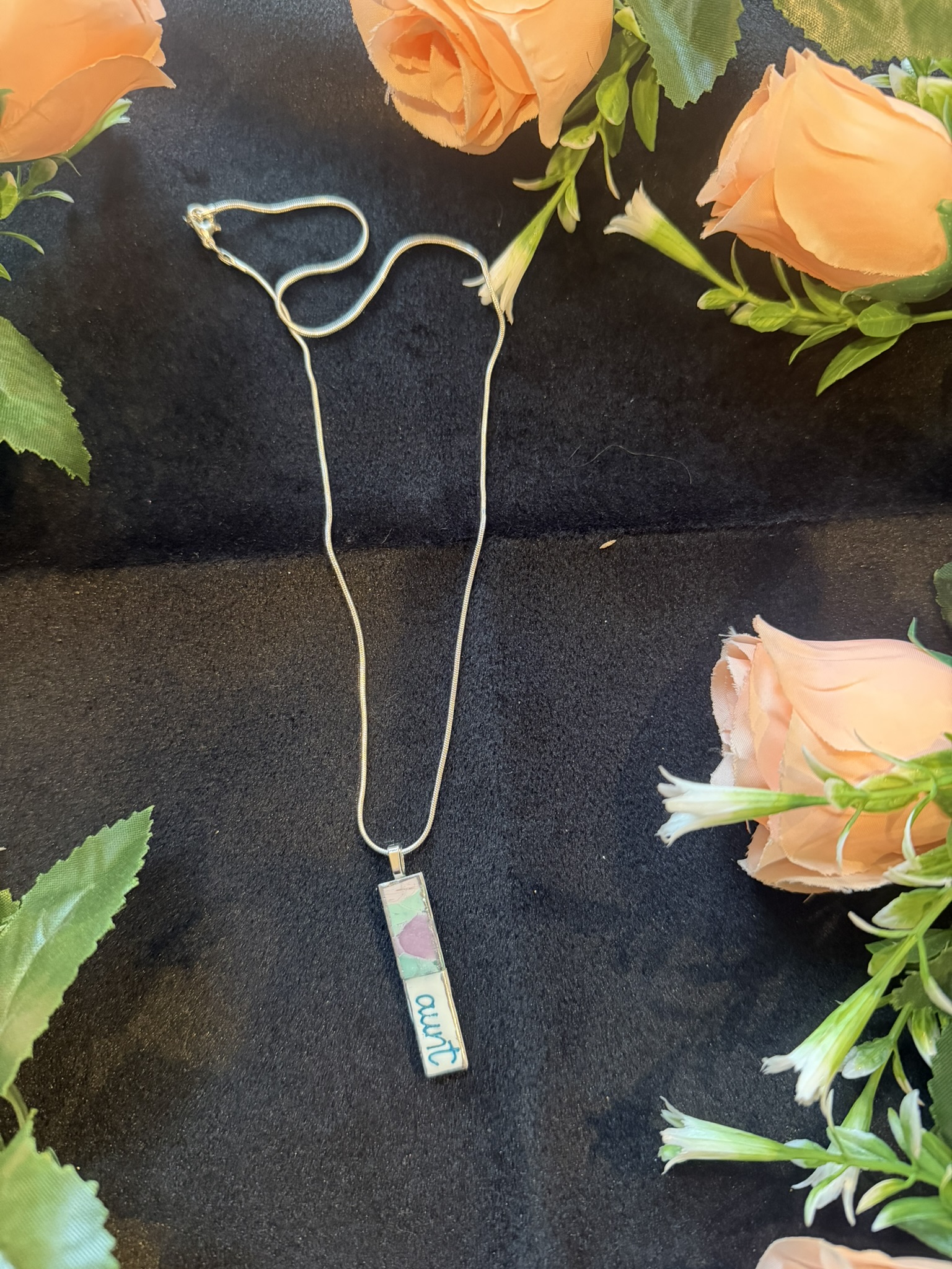 Aunt Bar Pendant Necklace