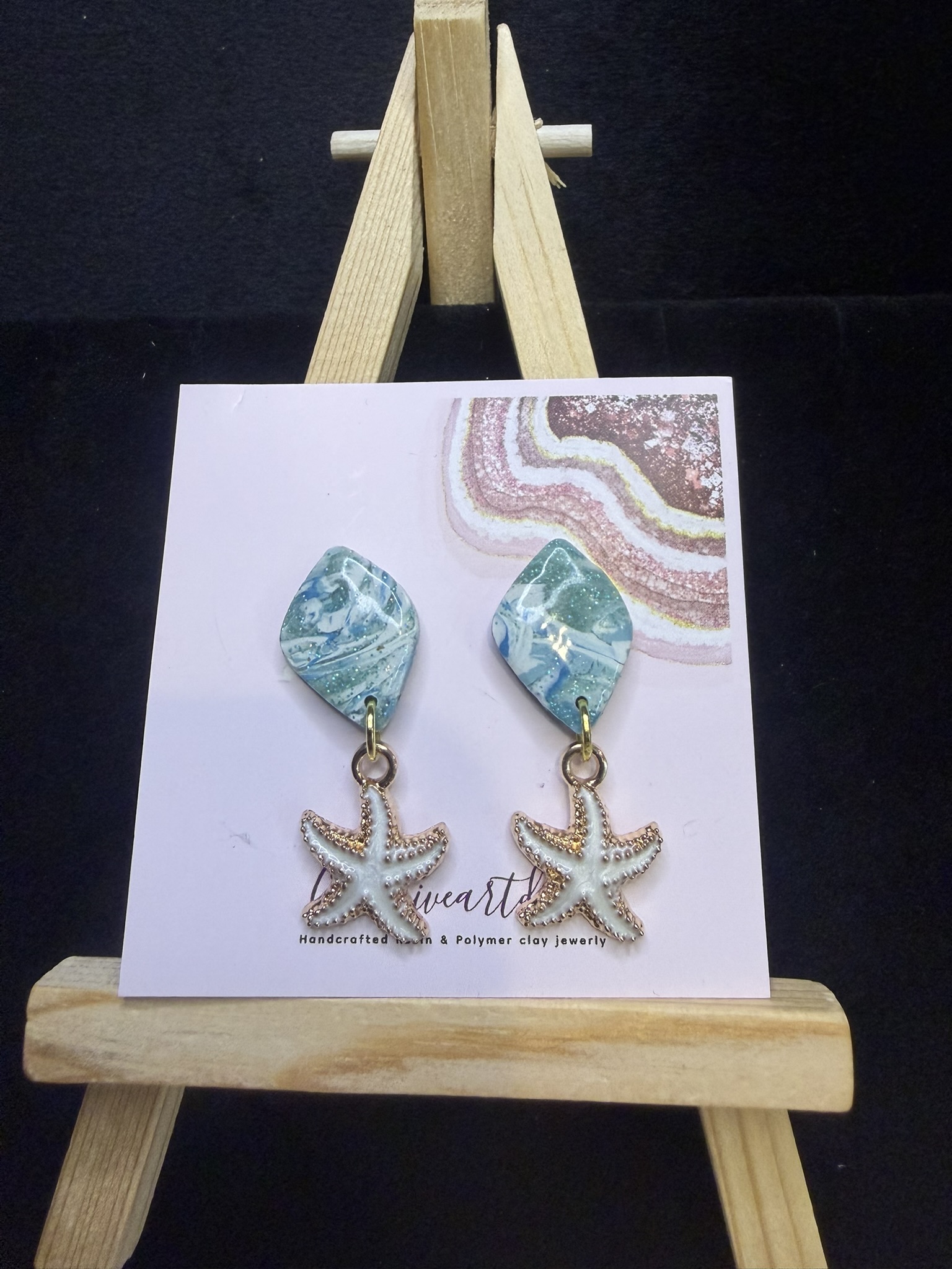 Ocean-Inspired Starfish Earrings