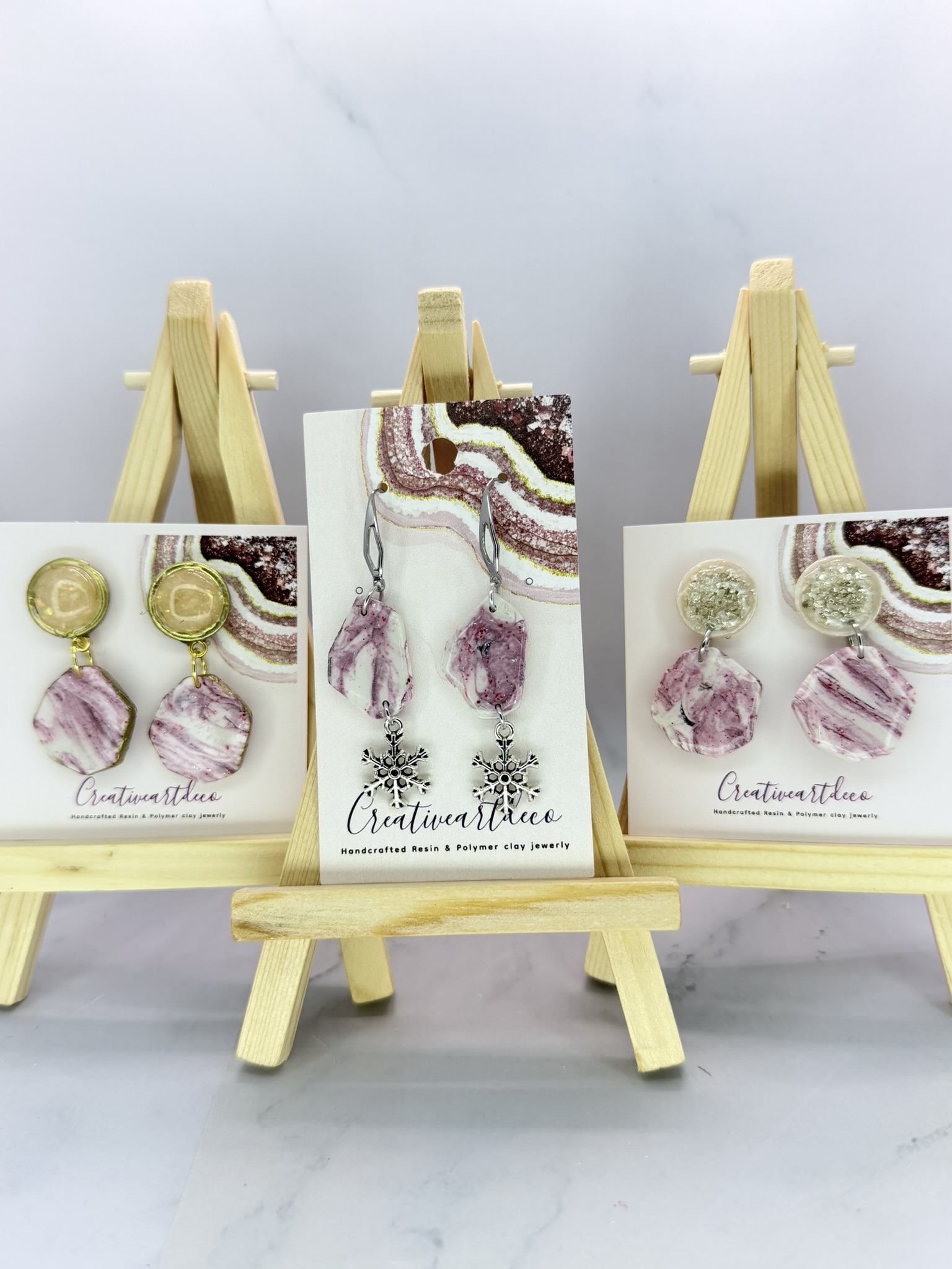 Christmas Organic Dangles