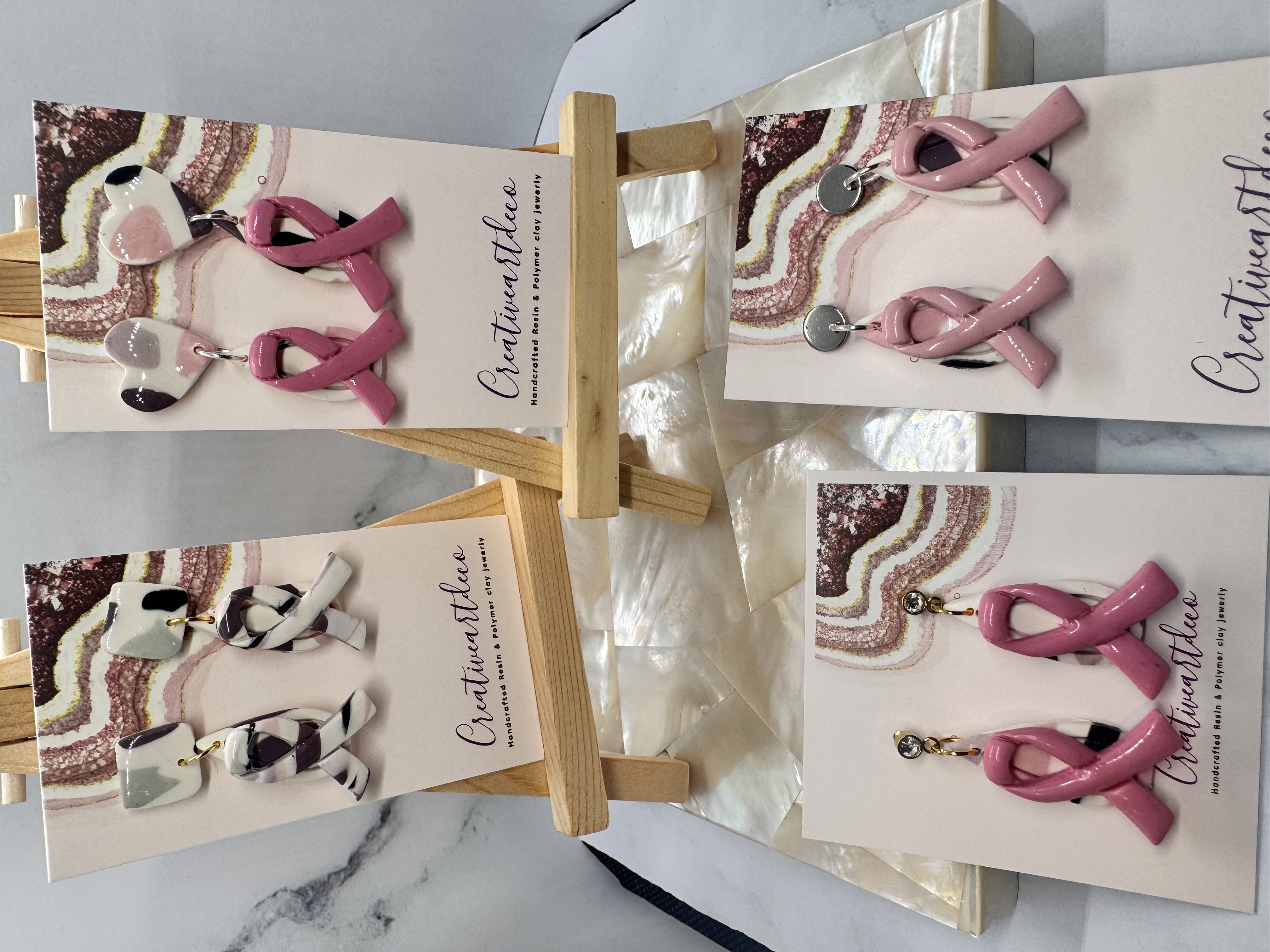 Handcrafted Cancer Awareness Ribbons