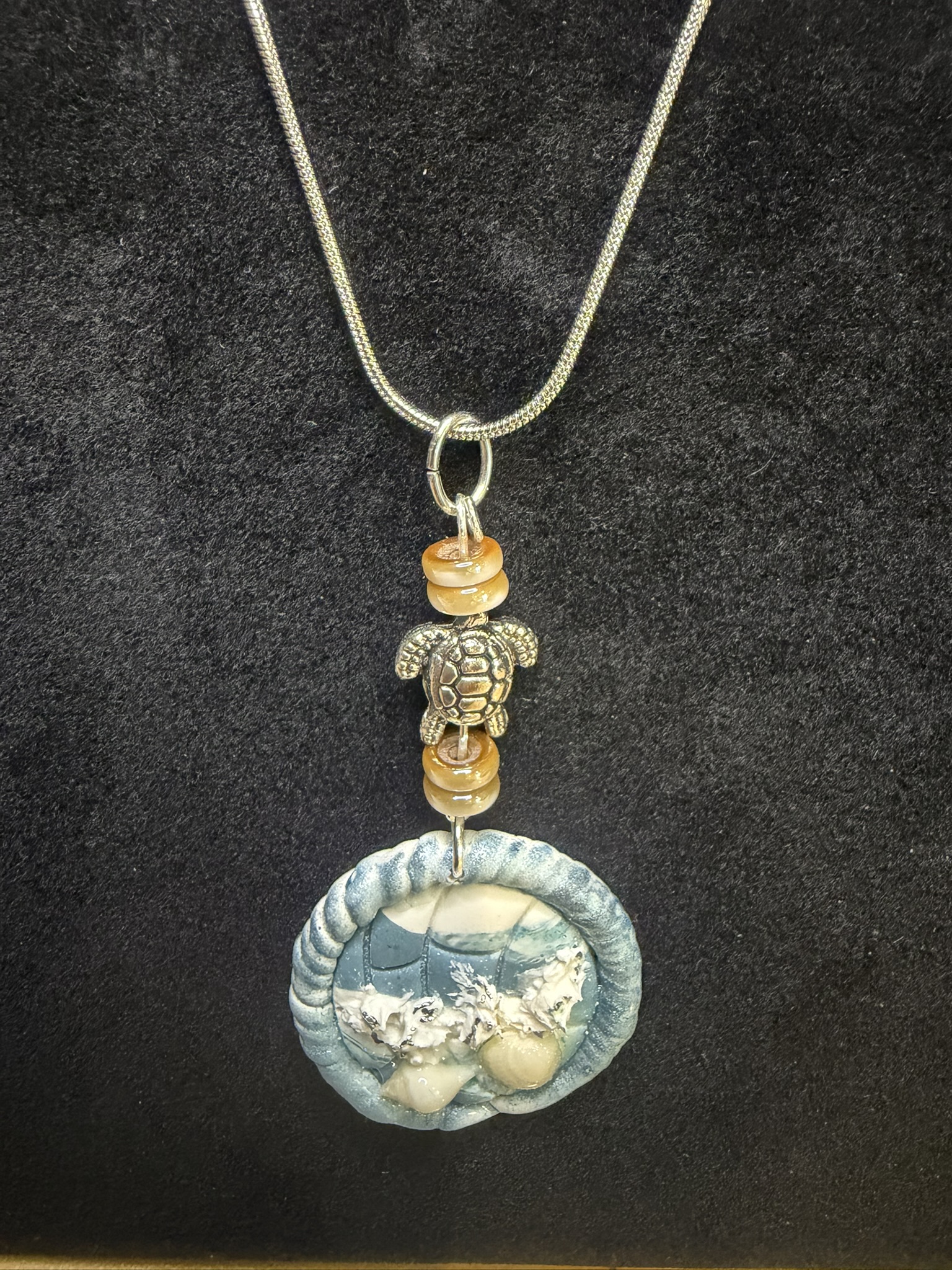 Ocean Turtle Pendant Necklace