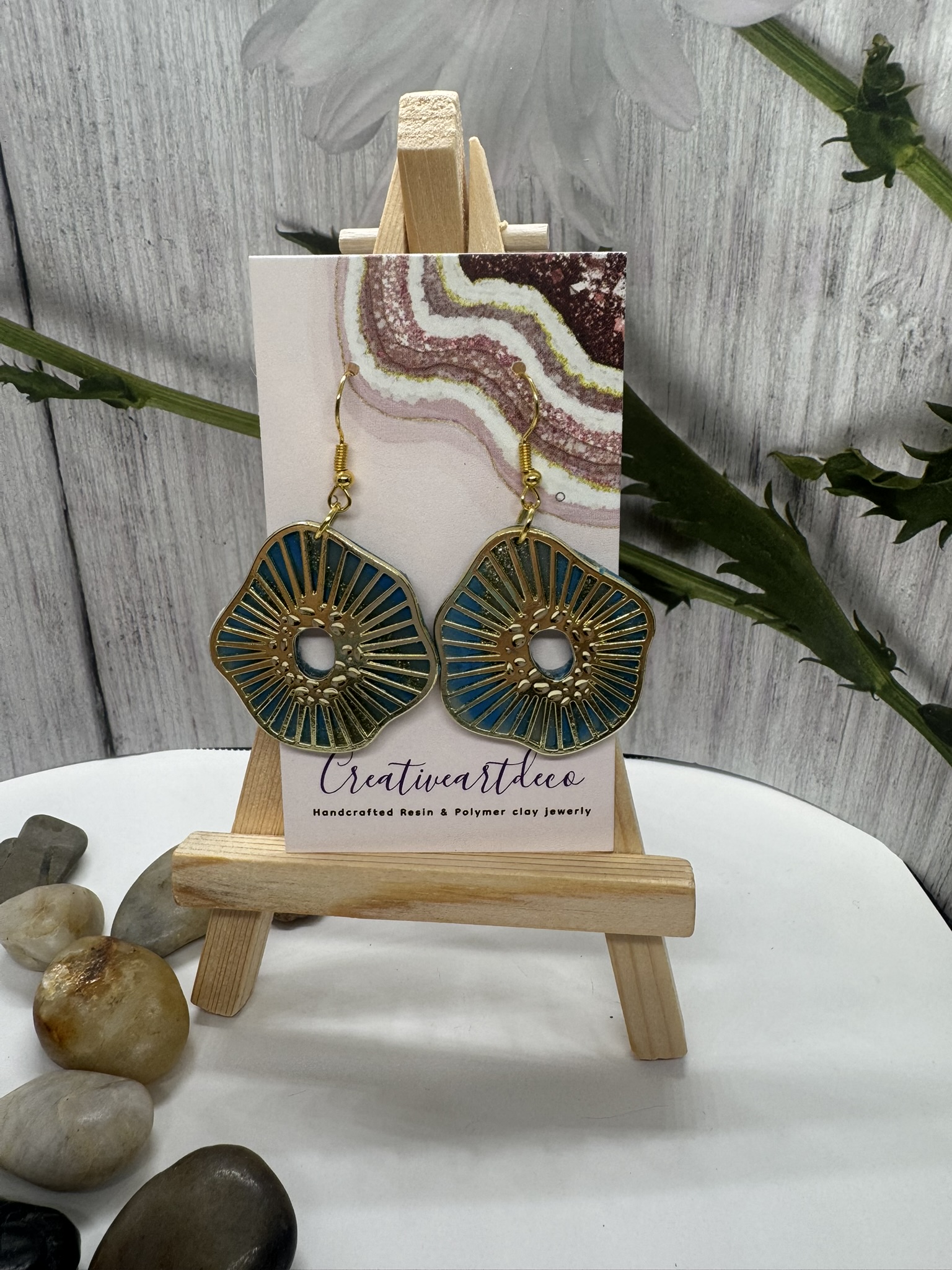 Handcrafted Geometric Earrings