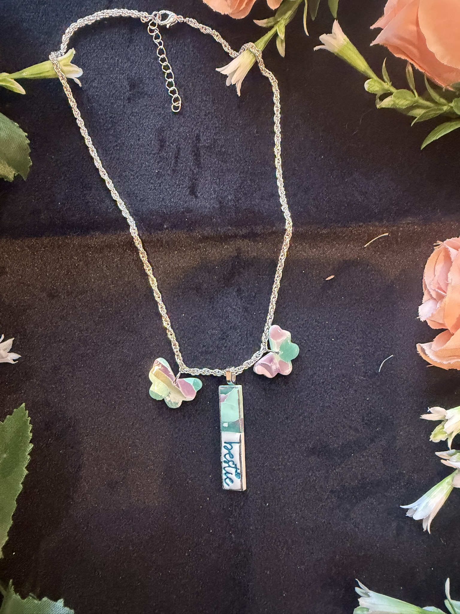 Butterfly Bestie Charm Necklace