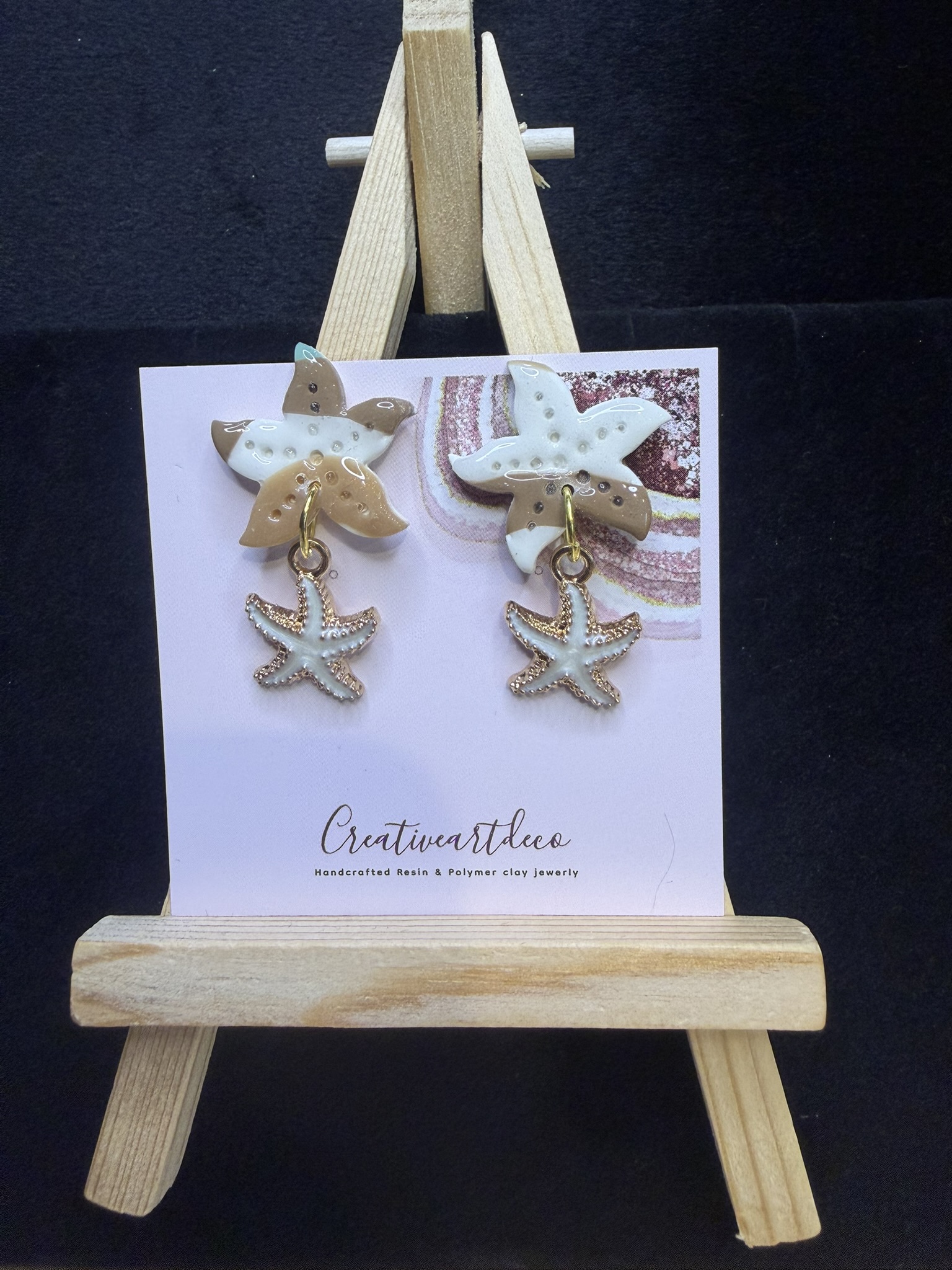 Starfish Drop Earrings