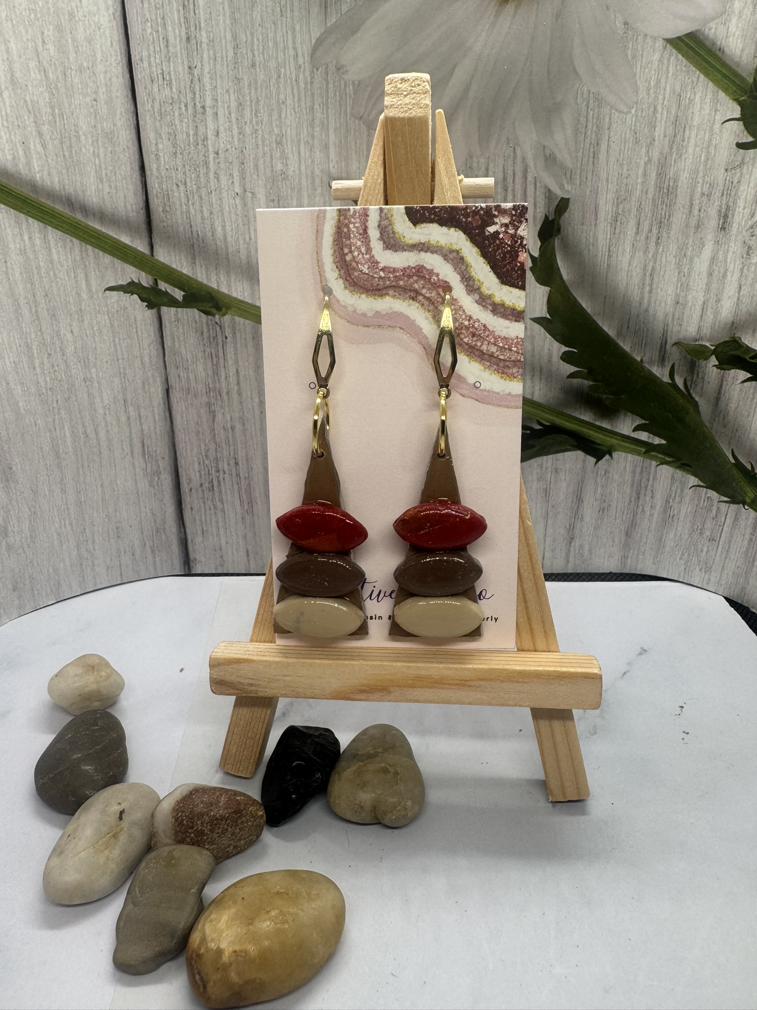 Geometric Dangle Earrings