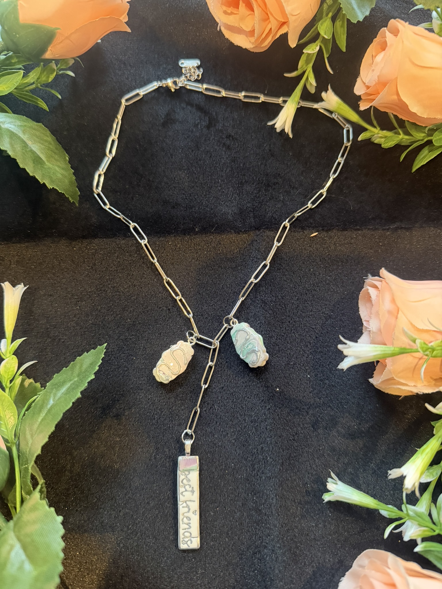 Best Friend Lariat Charm Necklace