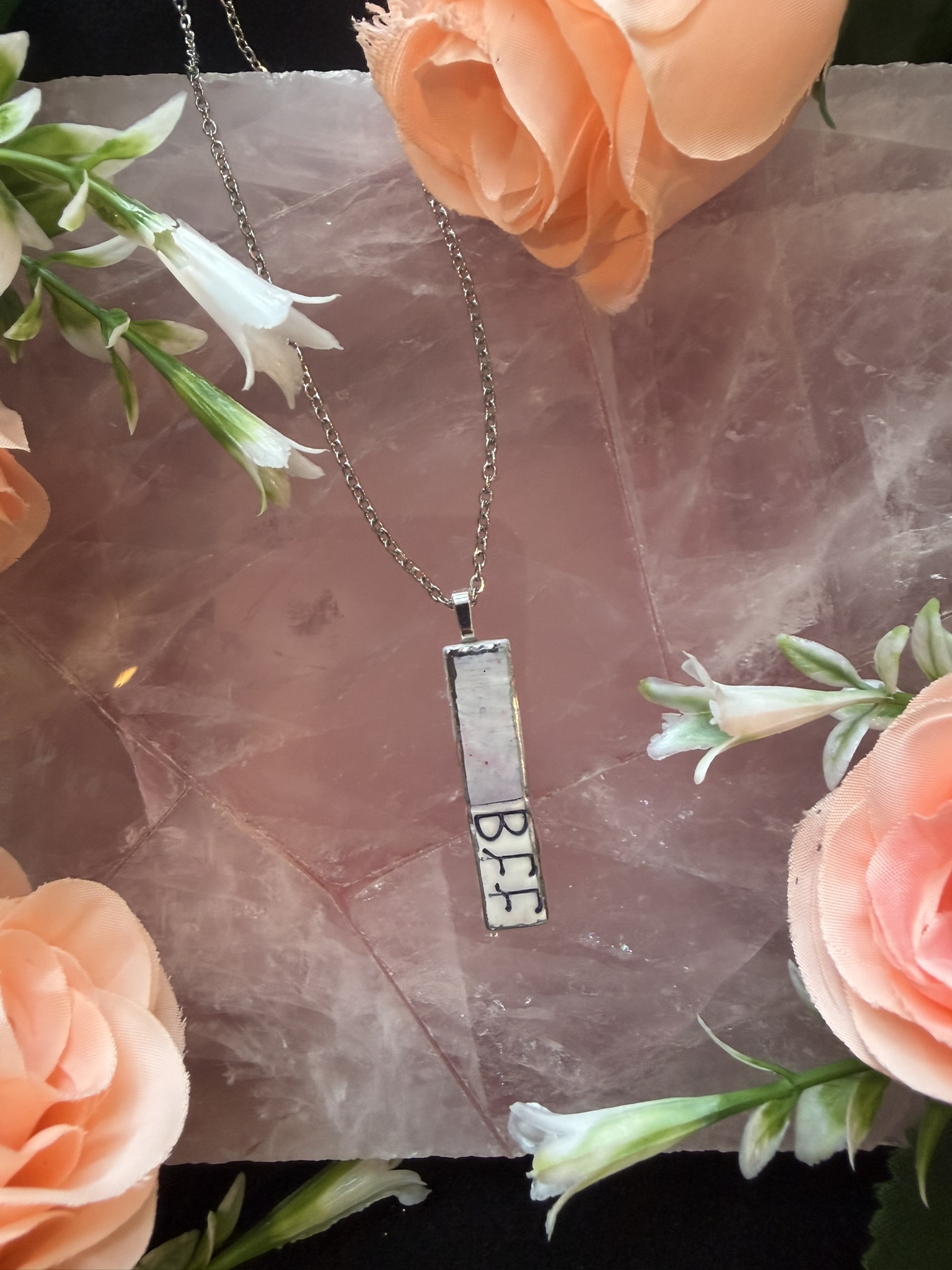 BFF Bar Pendant Necklace