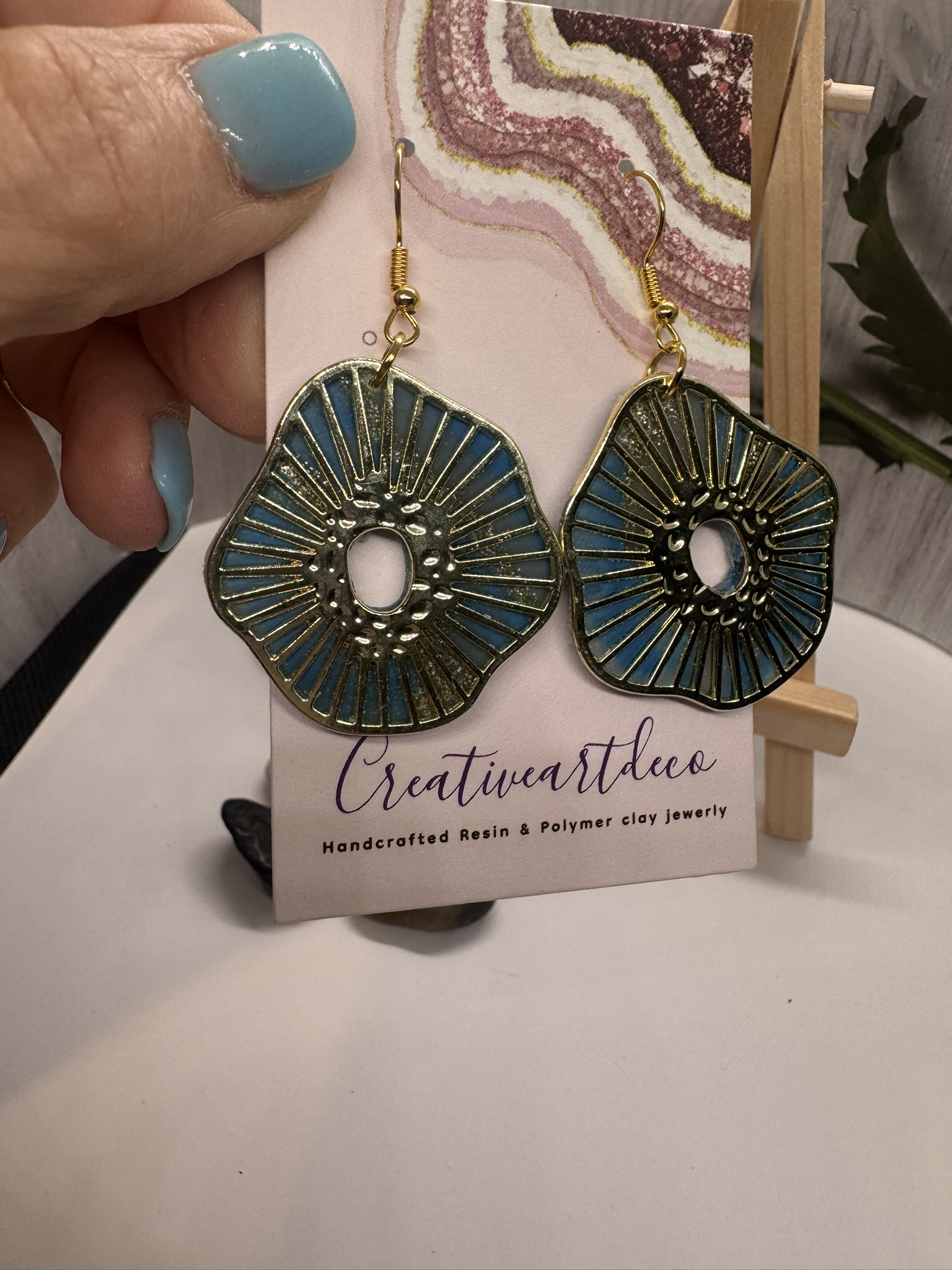 Handcrafted Geometric Earrings