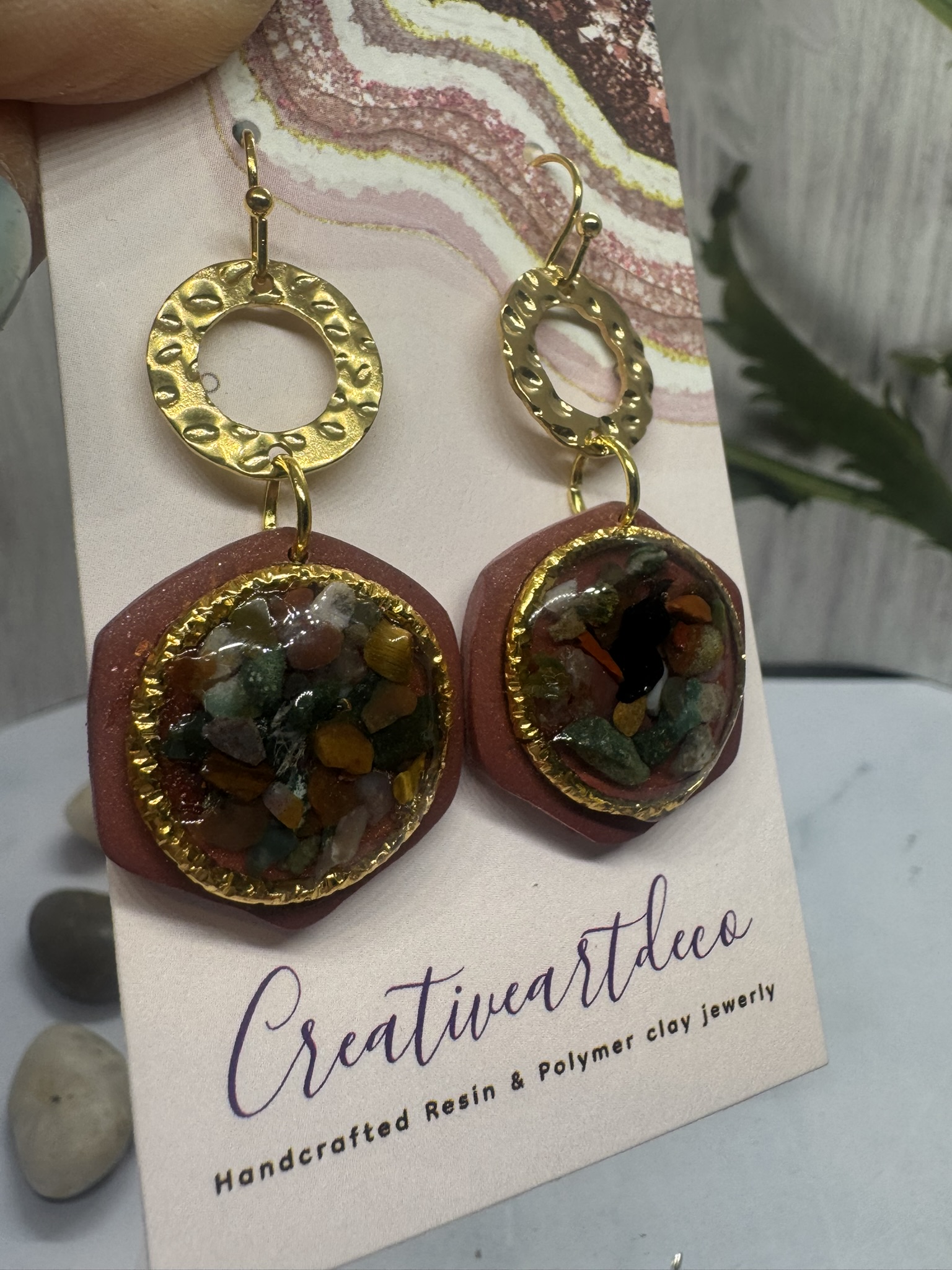 Clay and Jasper Dangles