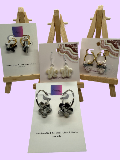 Clay & Resin Charm Earrings