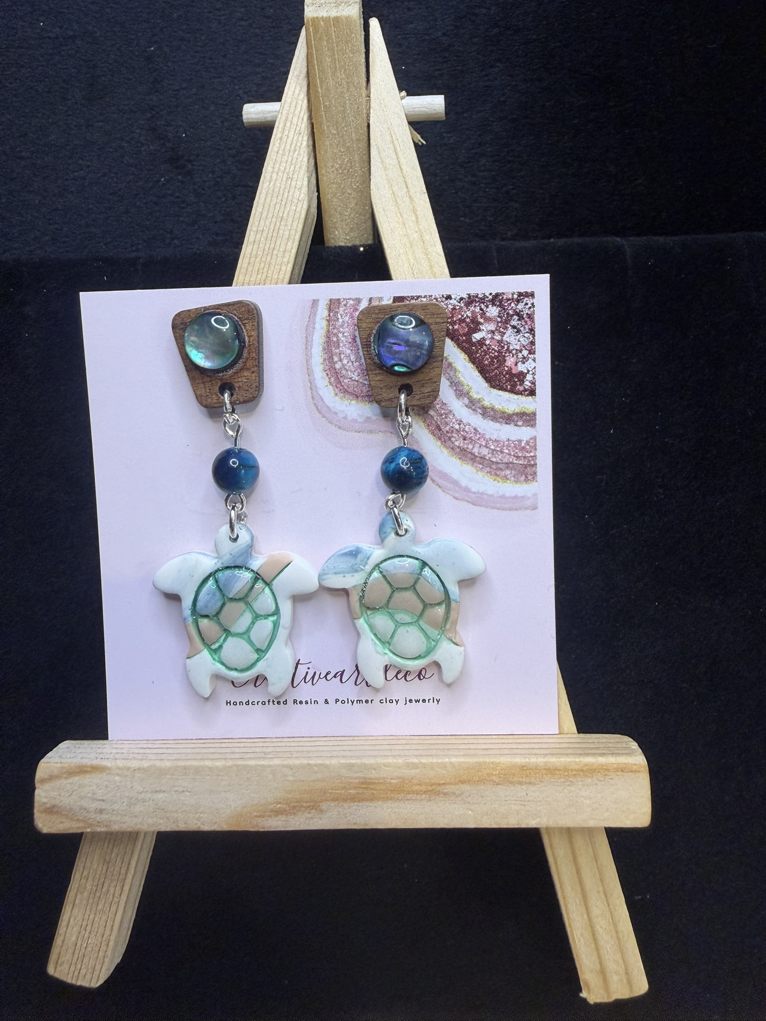 Ocean-Inspired Polymer Clay Earrings