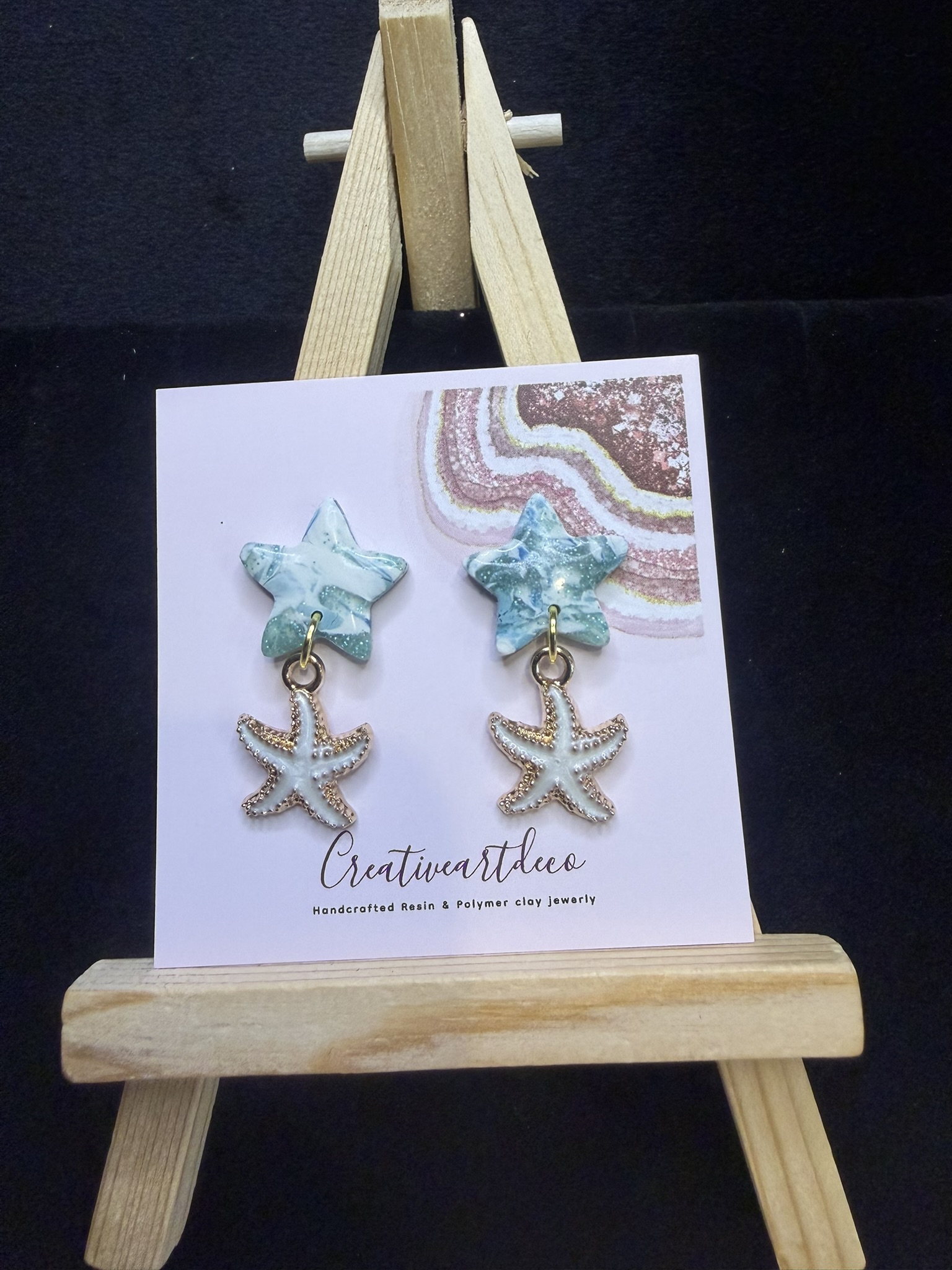 Ocean-Inspired Starfish Earrings