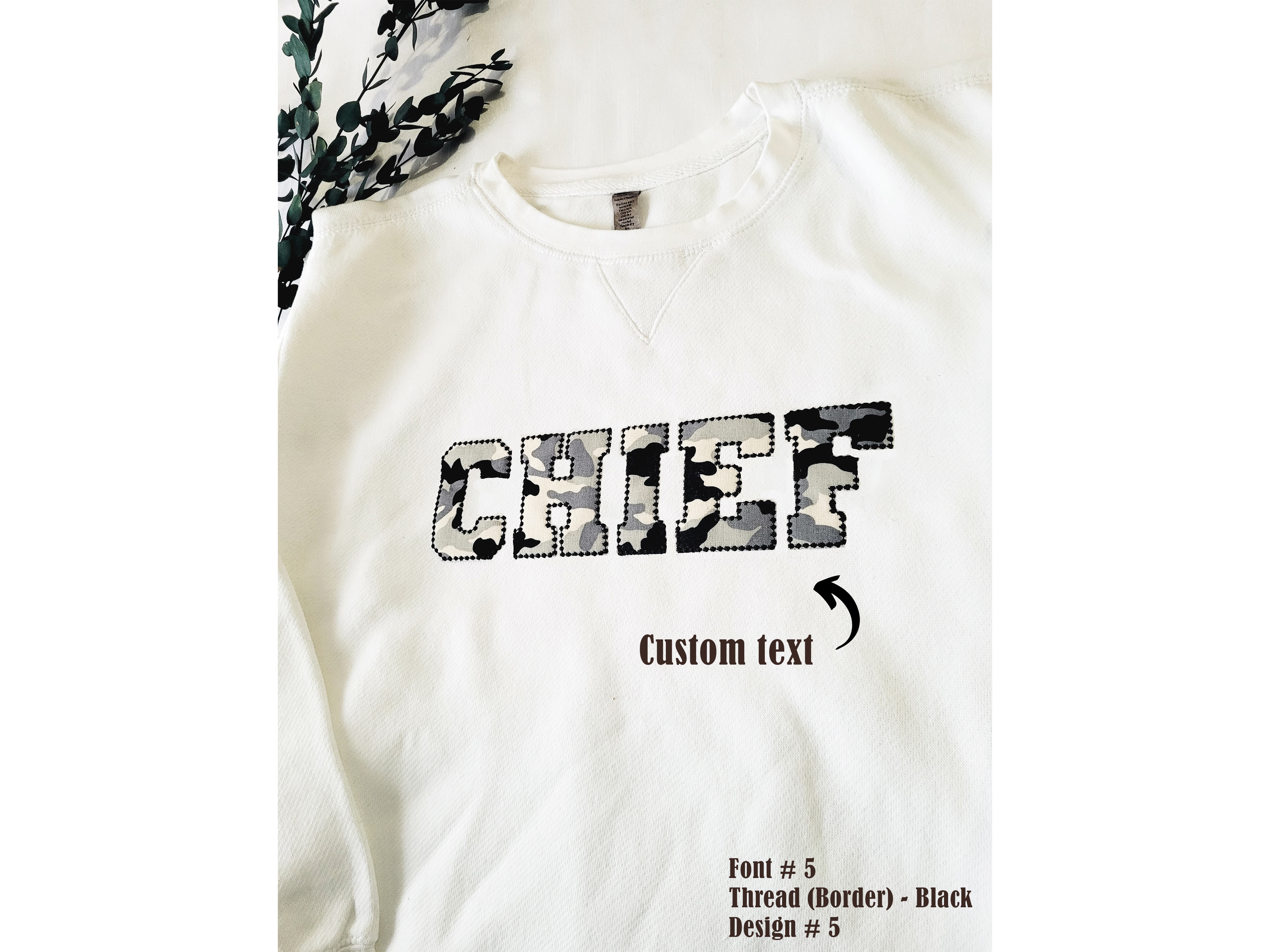 Custom CHIEF Embroidered