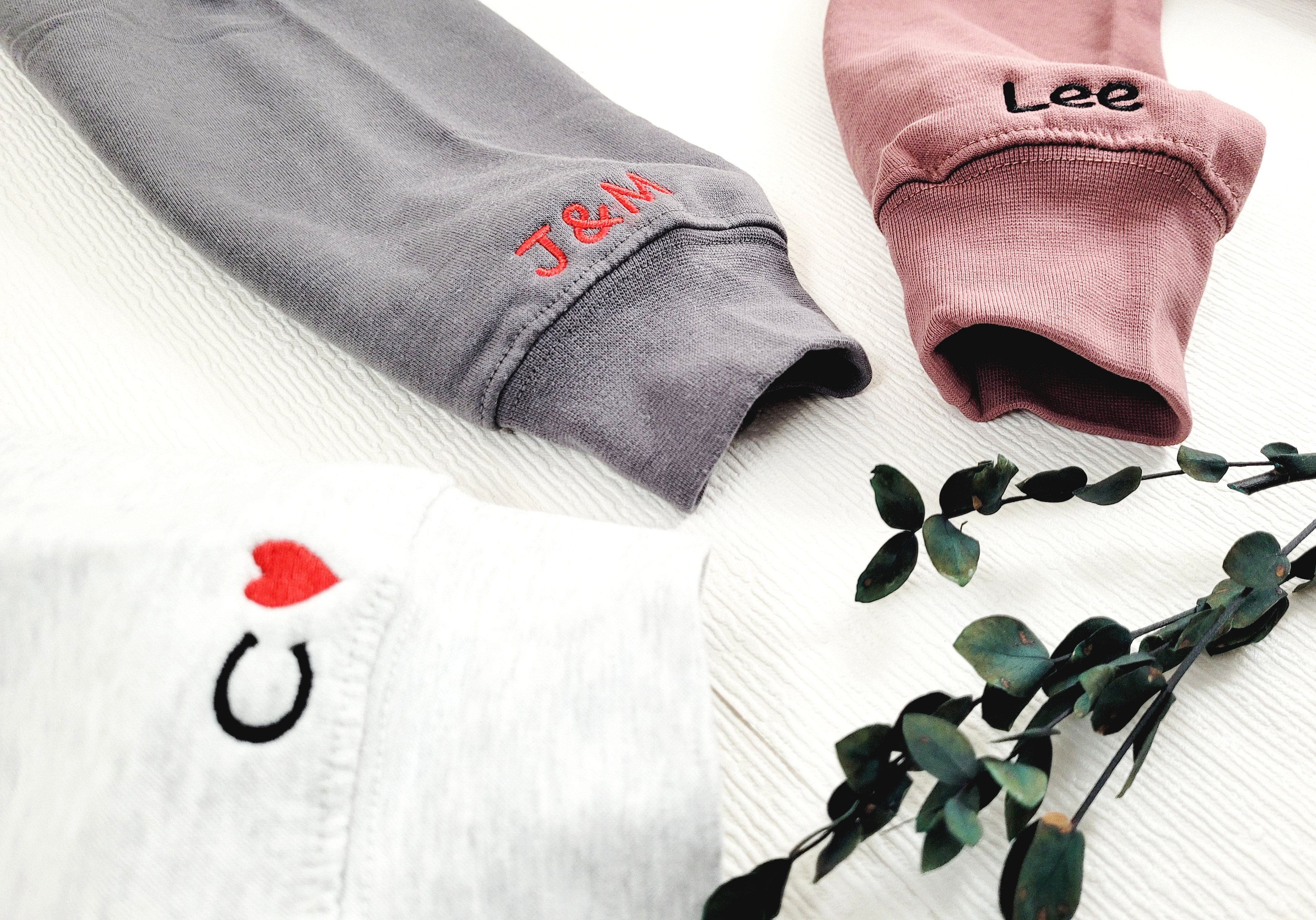 Minimalist Sleeve embroidery