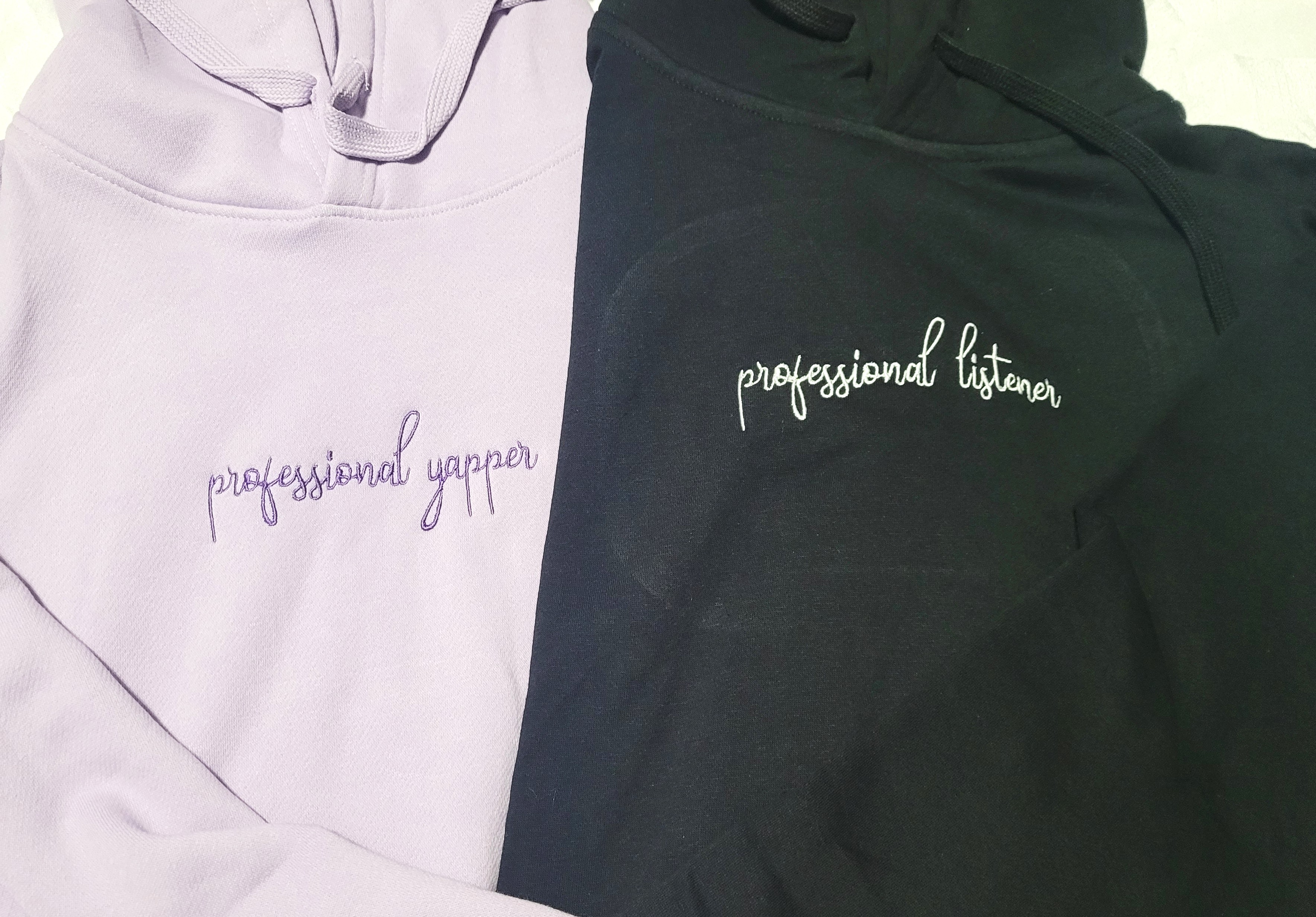 Custom Text Embroidered Apparel