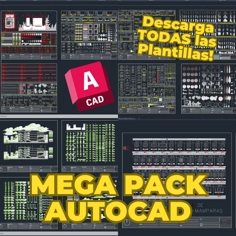 Mega Paquete AutoCAD 2025 | +1900 Bloques Dinámicos de recámaras, wc, personas, planos listos, puertas, vegetación y mucho más!