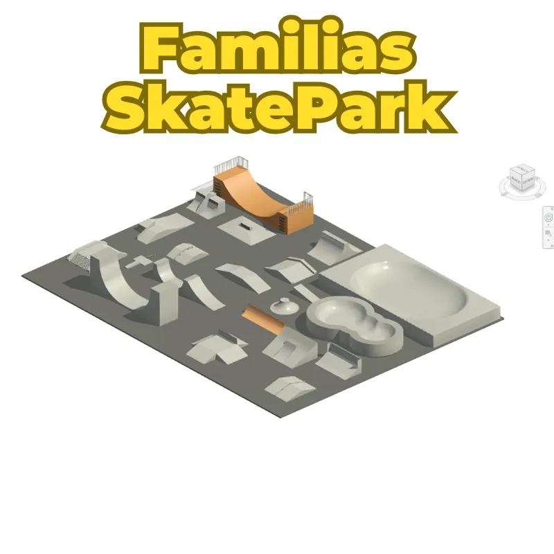 Mega Paquete Revit 2025 | +800 Familias de Mobiliario, WC, Gimnasio, Maquinaria, Cine 🚬 y Más