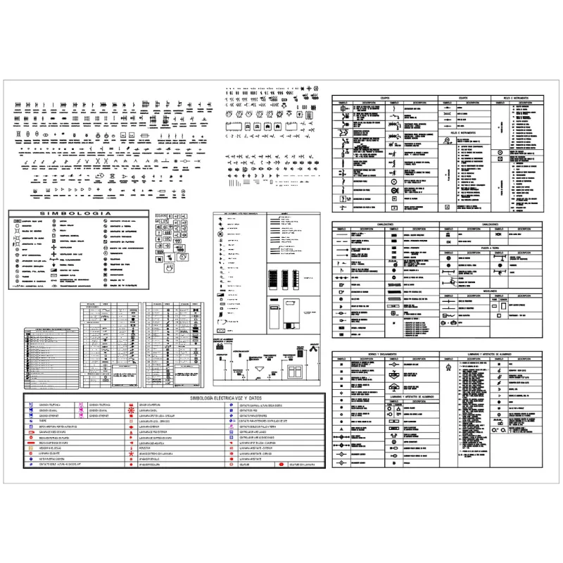 Bloques Eléctricos para AutoCAD – Símbolos y Equipos Profesionales